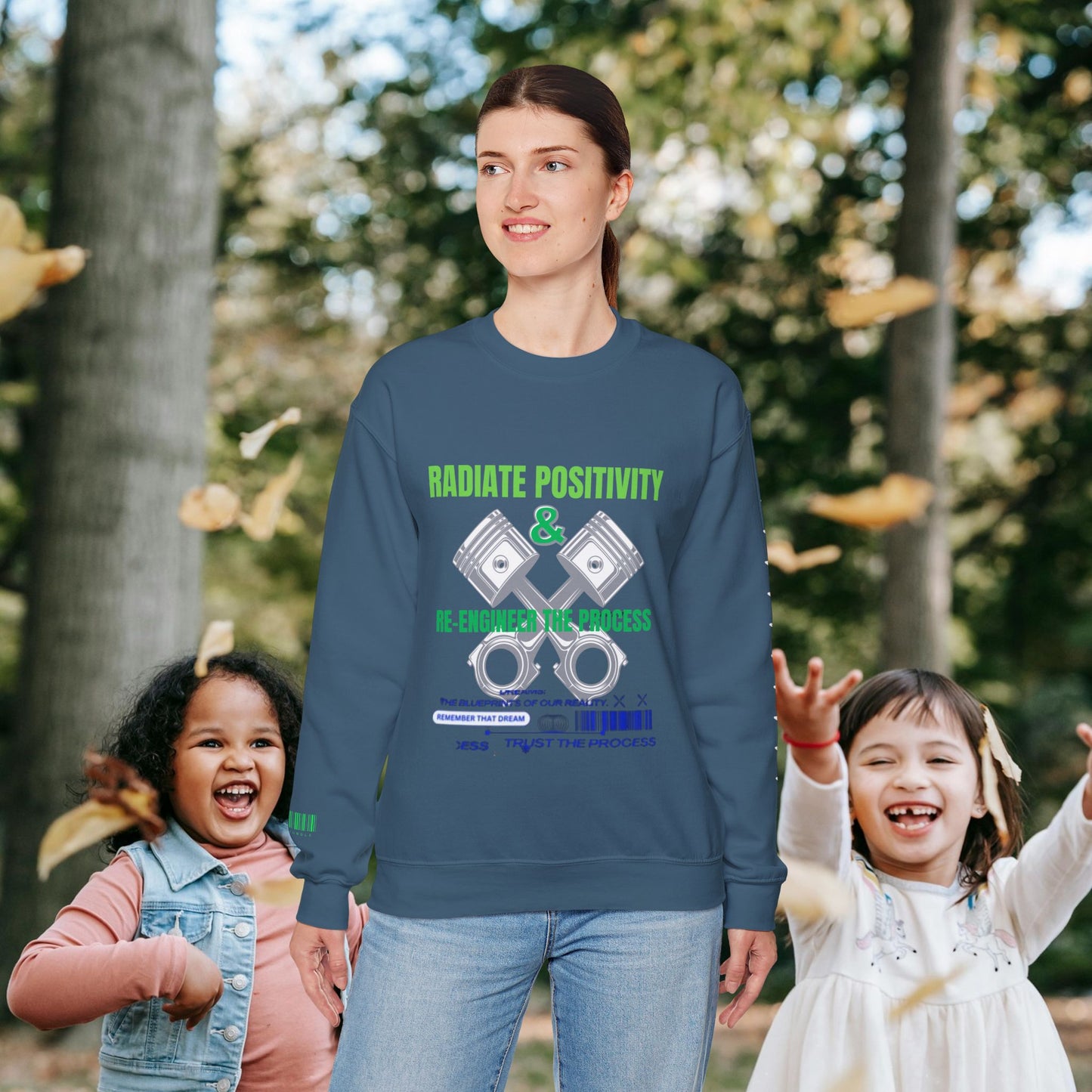 Unisex Heavy Blend™ Crewneck Sweatshirt_ N3+ Series UHBCSS PT2WW006_ Limited Edition Pure Luxury By WesternWaves: