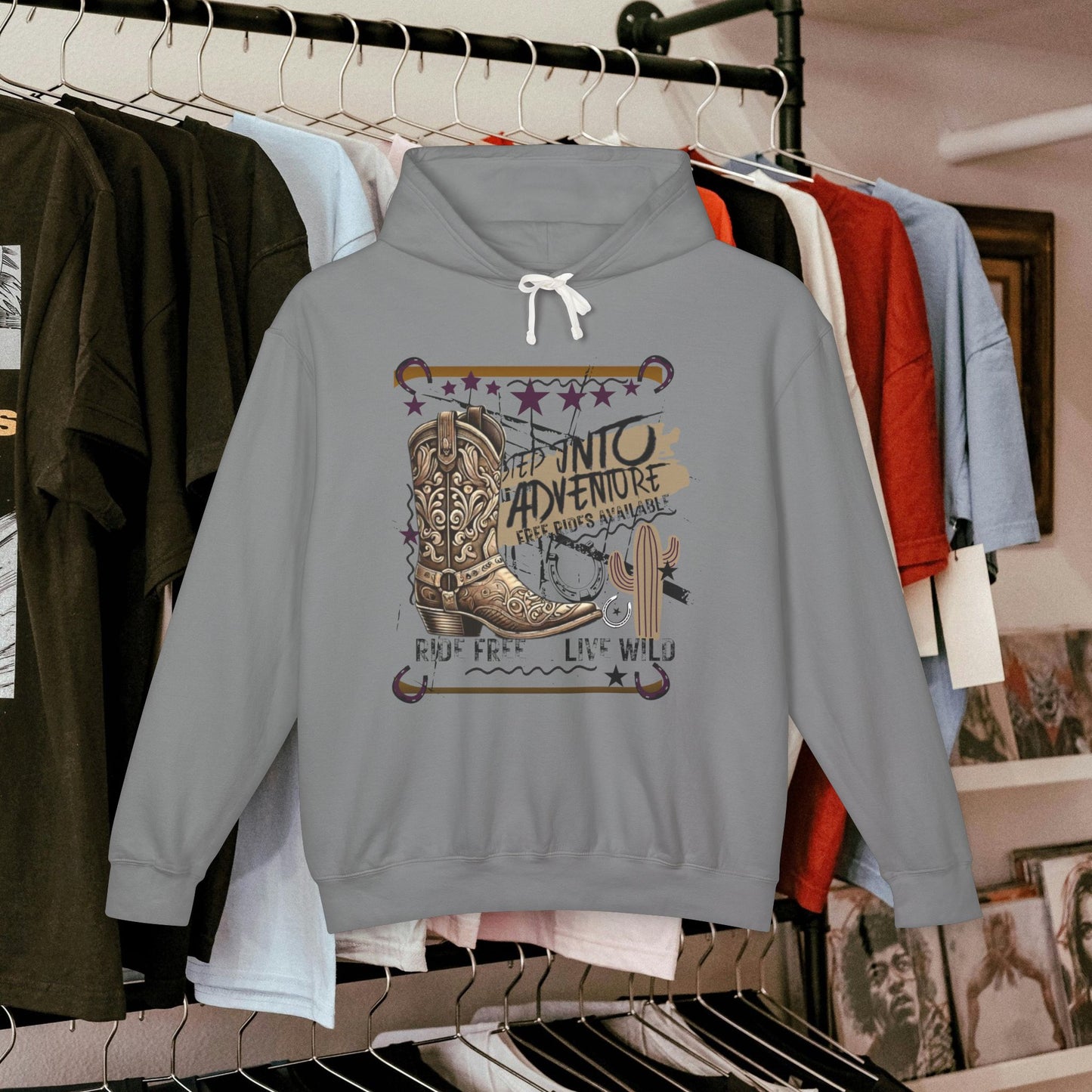 Unisex Lightweight Hooded Sweatshirt – N2+ Series SLWHSS PT2WW006_ Limited Edition Crafted Comfort by WesternWaves: