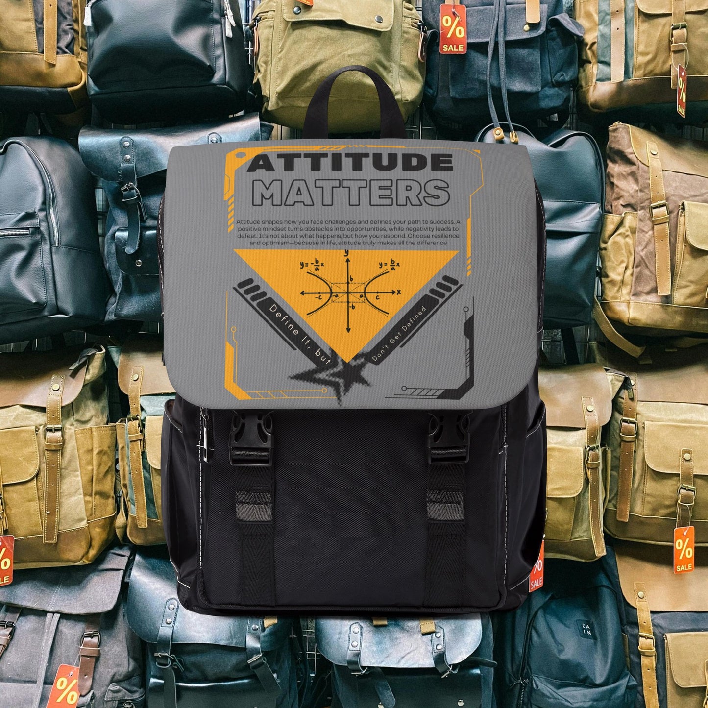 Unisex Casual Shoulder Backpack_ N3+ Series SPW US CSBPACK PT2WW001_ Limited Edition by WesternWaves: