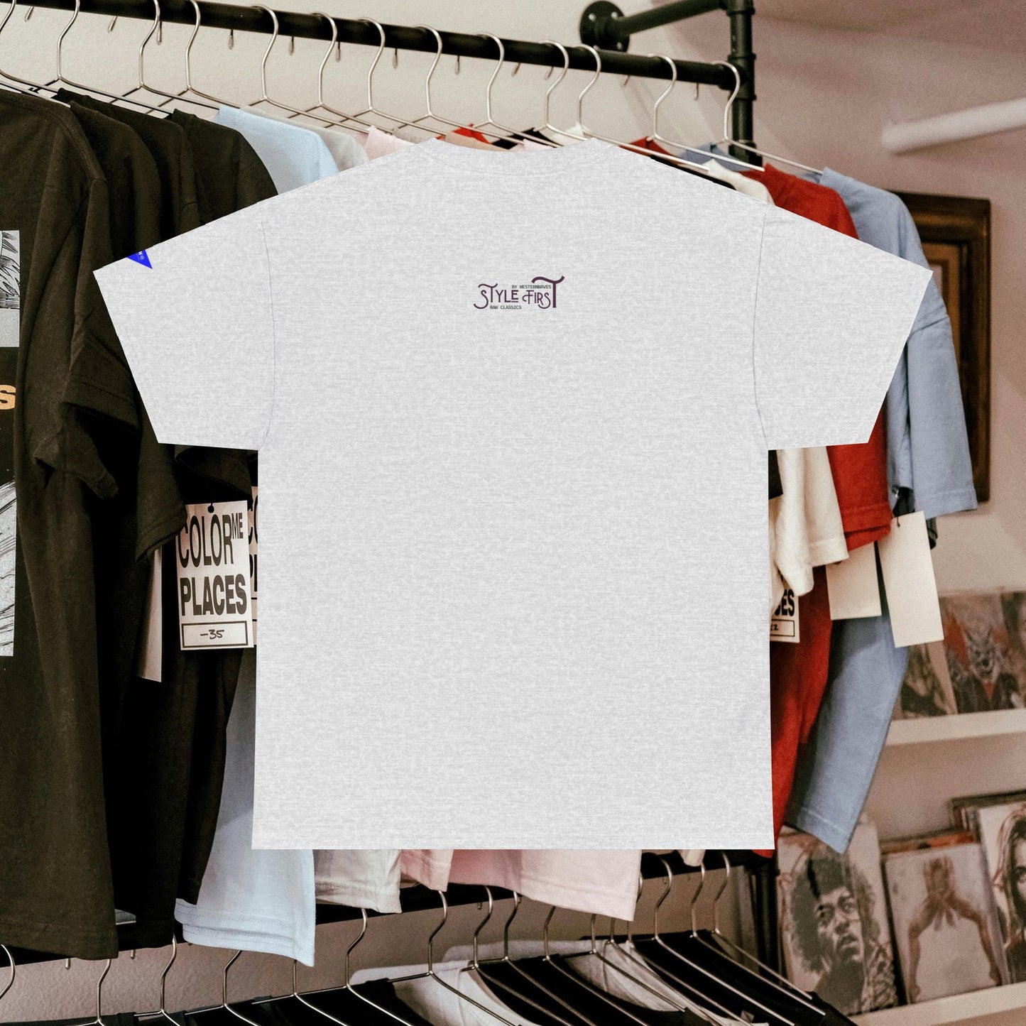 Unisex Heavy Cotton Tee_ Crafted from premium 100% cotton_ N3+ Series UHCT PT2WV004_ Limited Edition by WesternWaves: