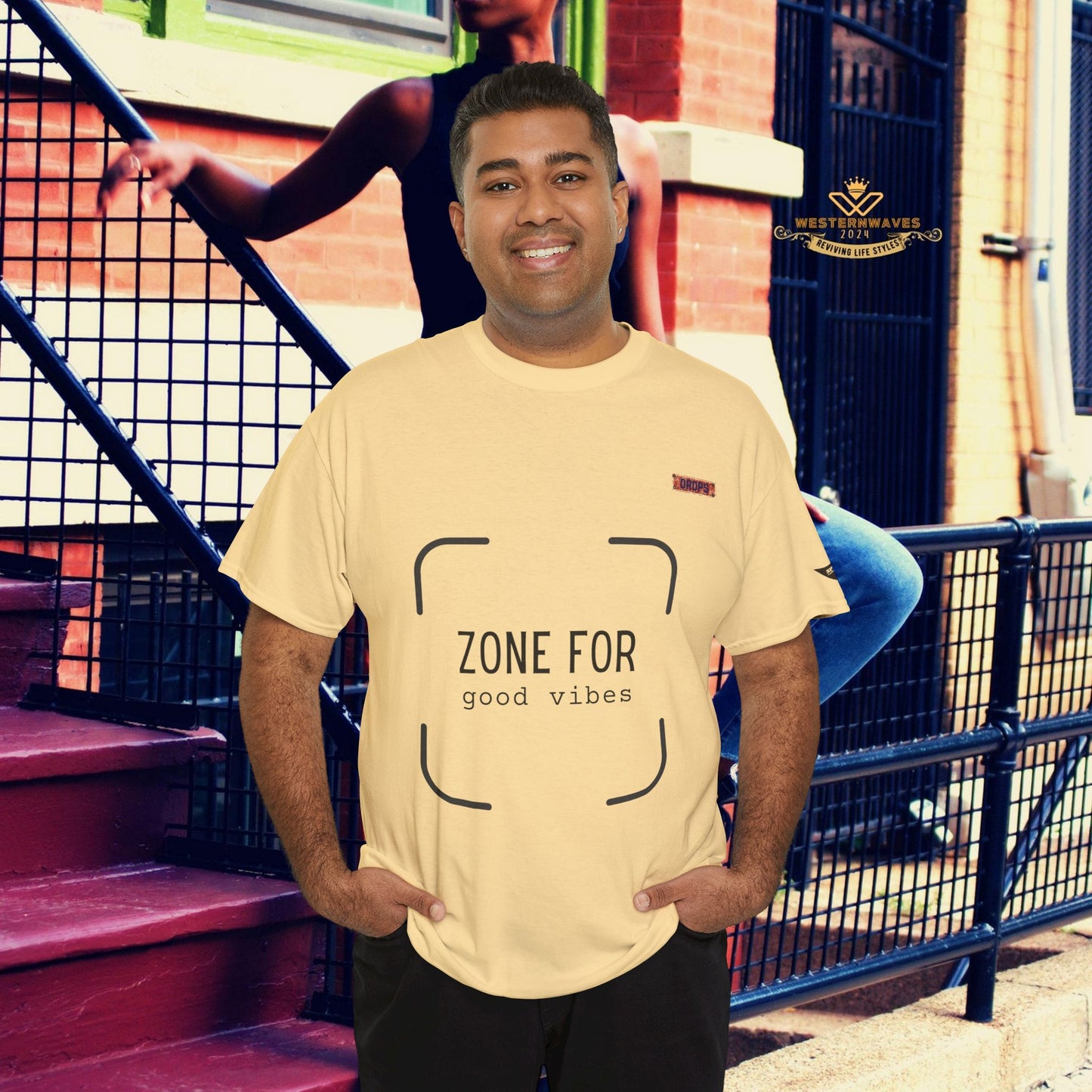Unisex Heavy Cotton Tee_ 20 July 2025_ Limited Edition Unique Summer Wear_ by WesternWaves: