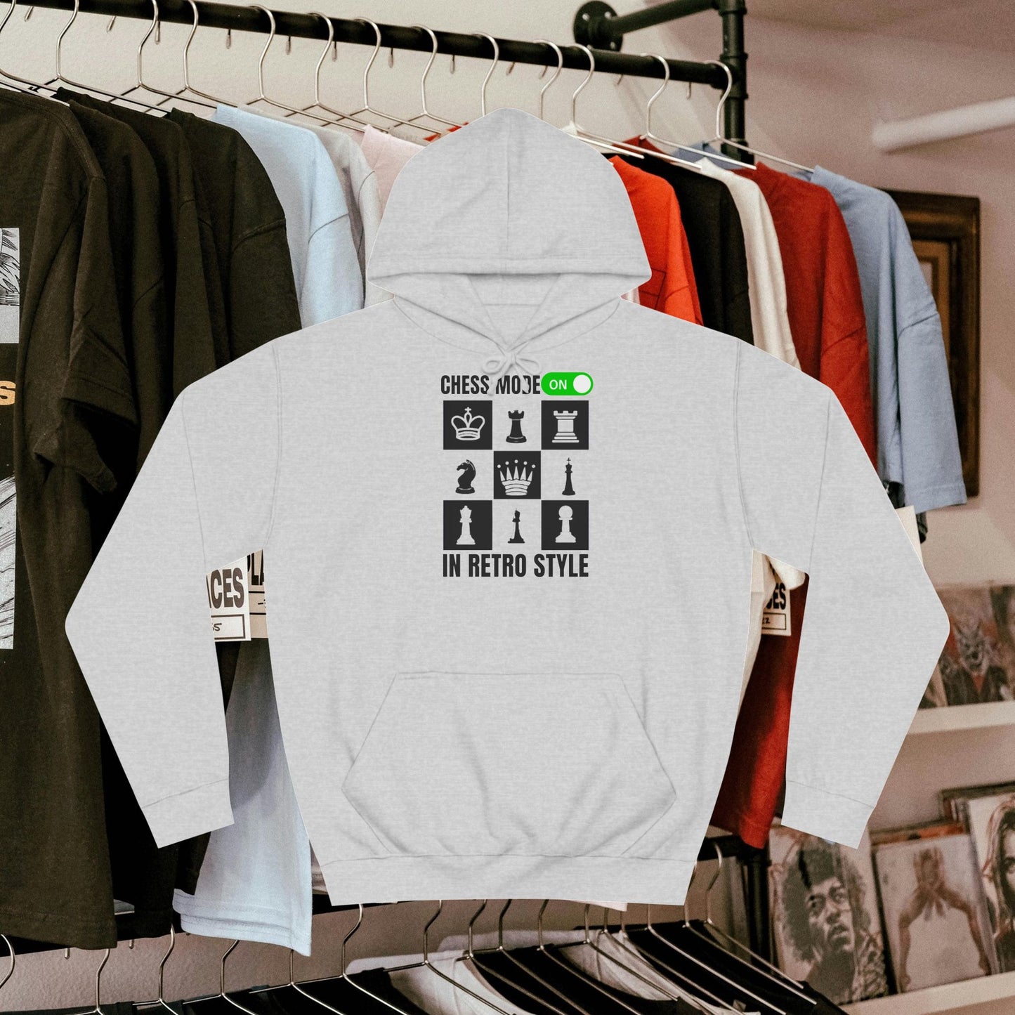 Unisex College Hoodie_ N3+ Series SCH PT2WW003_ Limited Edition Timeless Unisex Design by WesternWaves: