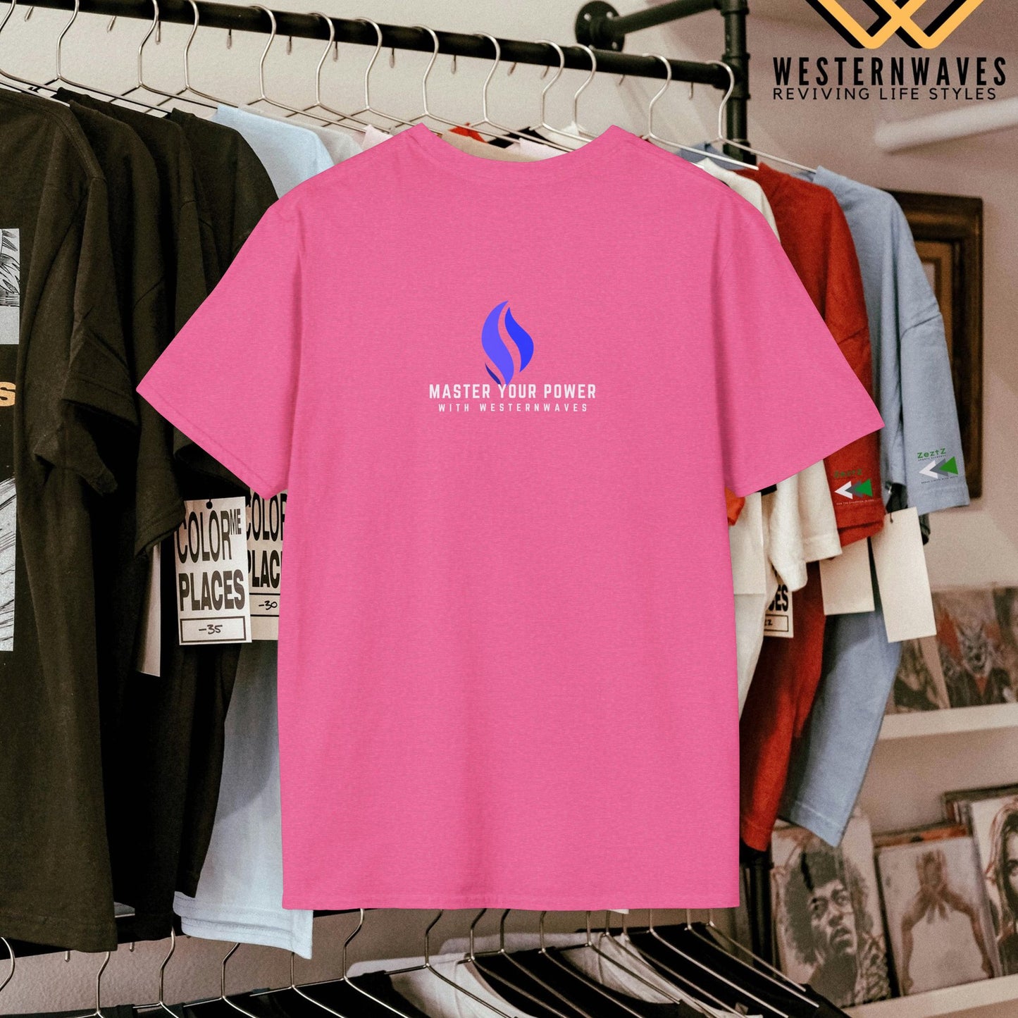 Unisex Softstyle T-Shirt_ N3+ Series USSSTS PT2WW001_ Limited Edition Versatile Style and Comfort by WesternWaves: