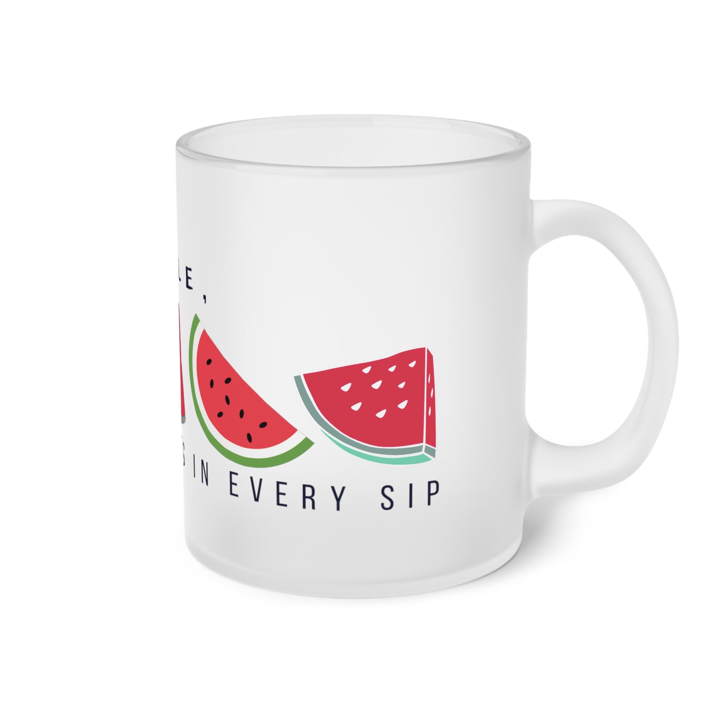 Frosted Glass Mug_ N+ Series FGM PT2WW010_ Limited Edition product by WesternWaves