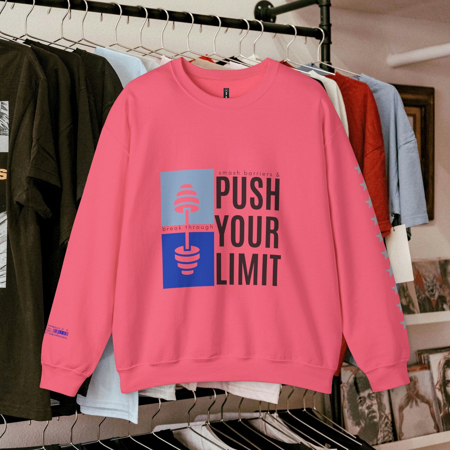 Unisex Heavy Blend™ Crewneck Sweatshirt_ N+ Series UHBCSS PT2WW027_ Limited Edition by WesternWaves: