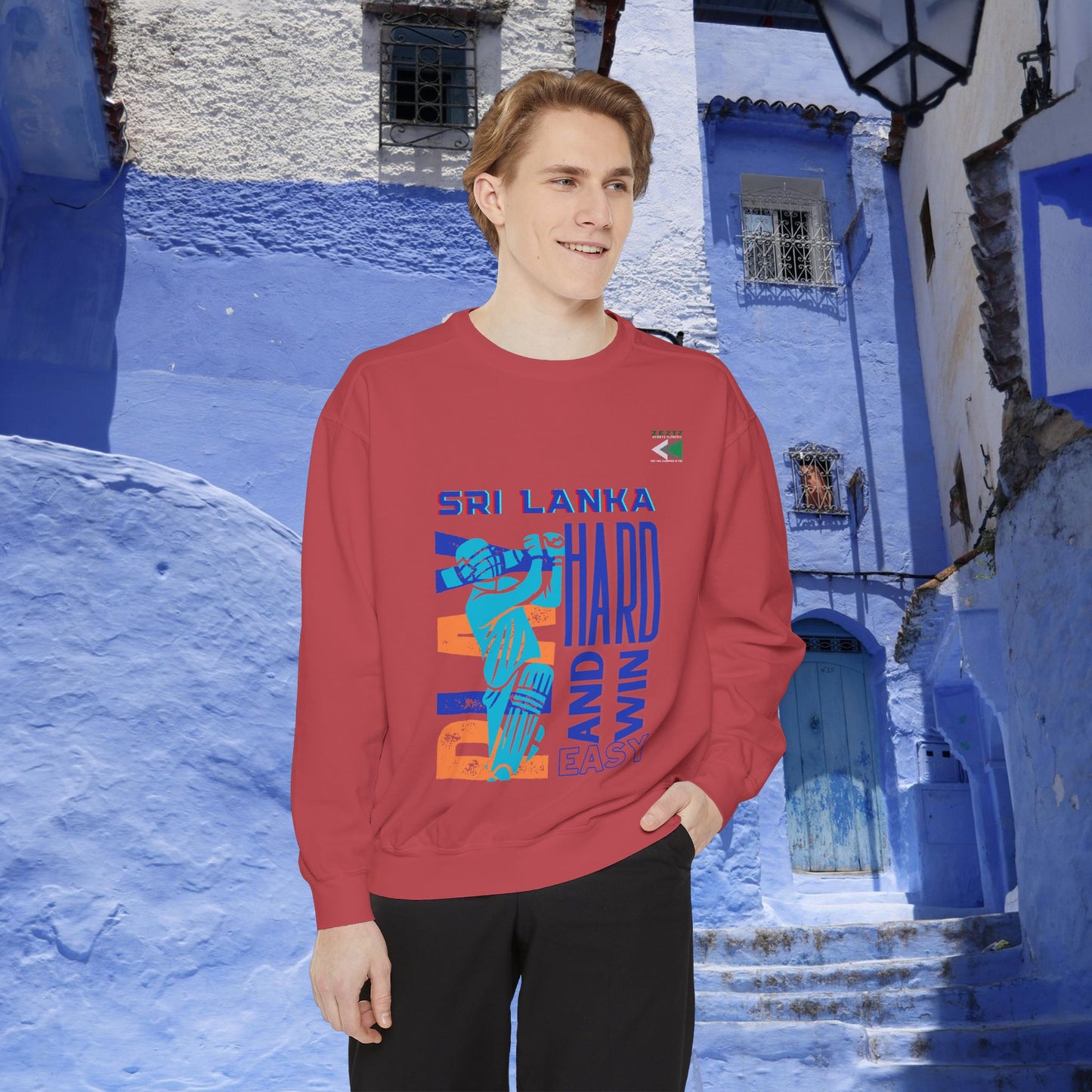 Unisex Garment-Dyed Sweatshirt_ N2 Series USGDSS PT2WW001_ Limited Edition Masterpiece of ‘ZeztZ’ Sports Brand Luxury & Casual Comfort by WesternWaves:
