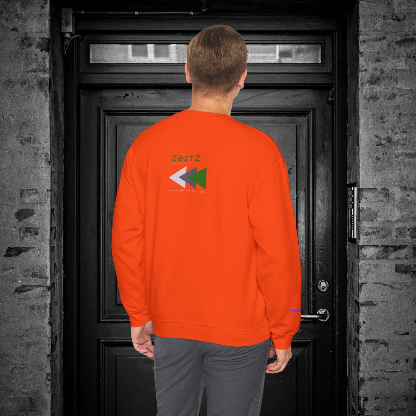 Unisex Heavy Blend™ Crewneck Sweatshirt_ N2+ Sports Series UHBCSS PT2WW009_ Limited Edition ‘Zeztz’ Brand Sports Elements by WesternWaves: