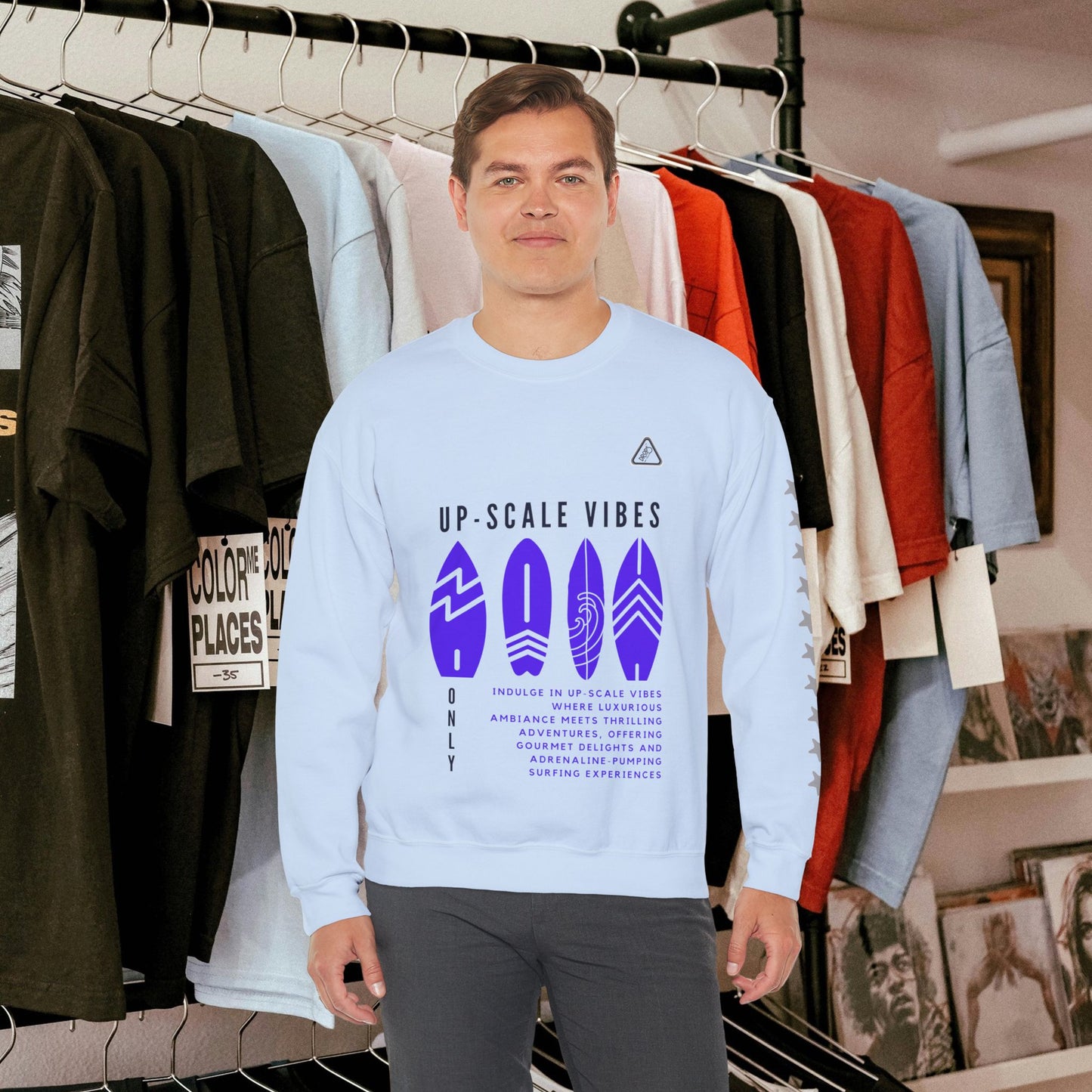 Unisex Heavy Blend™ Crewneck Sweatshirt_ N2 Series JBRW PT2WW001_Limited Edition Pure Luxury by WesternWaves: