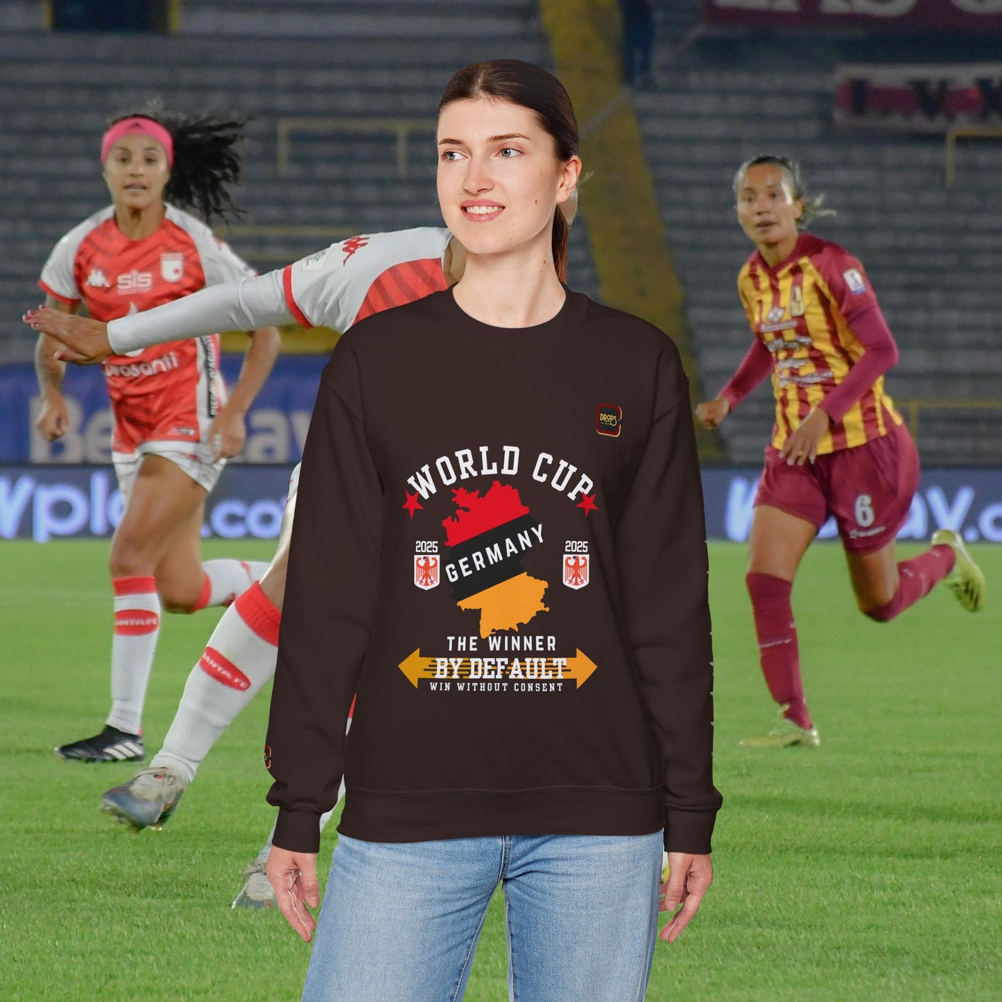 Unisex Sweatshirt_ N7+ Series USSS PT2WW001_ Germany The Winner by Default_ Limited Edition by WesternWaves: