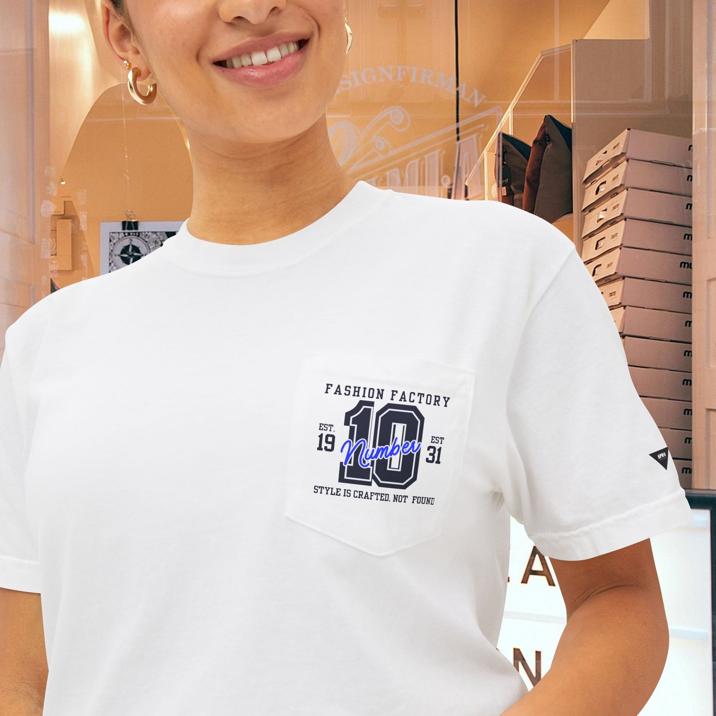 Unisex Garment-Dyed Pocket T-Shirt_ N3+ Series USGDPTS PT2WW001_ Limited Edition Raw Classic by WesternWaves: