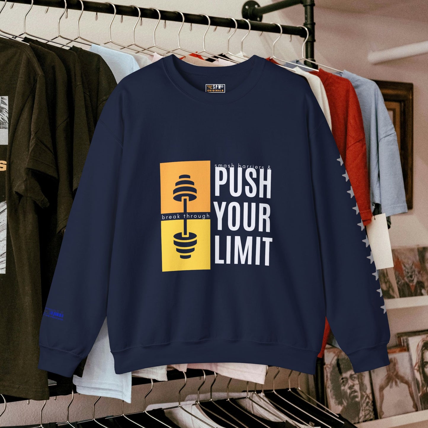 Unisex Heavy Blend™ Crewneck Sweatshirt_ N+ Series UHBCSS PT2WW029_ Limited Edition by WesternWaves: