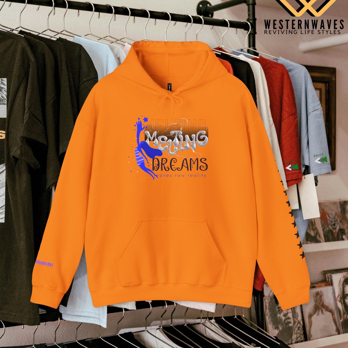 Unisex Heavy Blend™ Hooded Sweatshirt_ N3+ Series USHBHSS PT2WW006_ Limited Edition Pinnacle of Comfort & Style by WesternWaves: