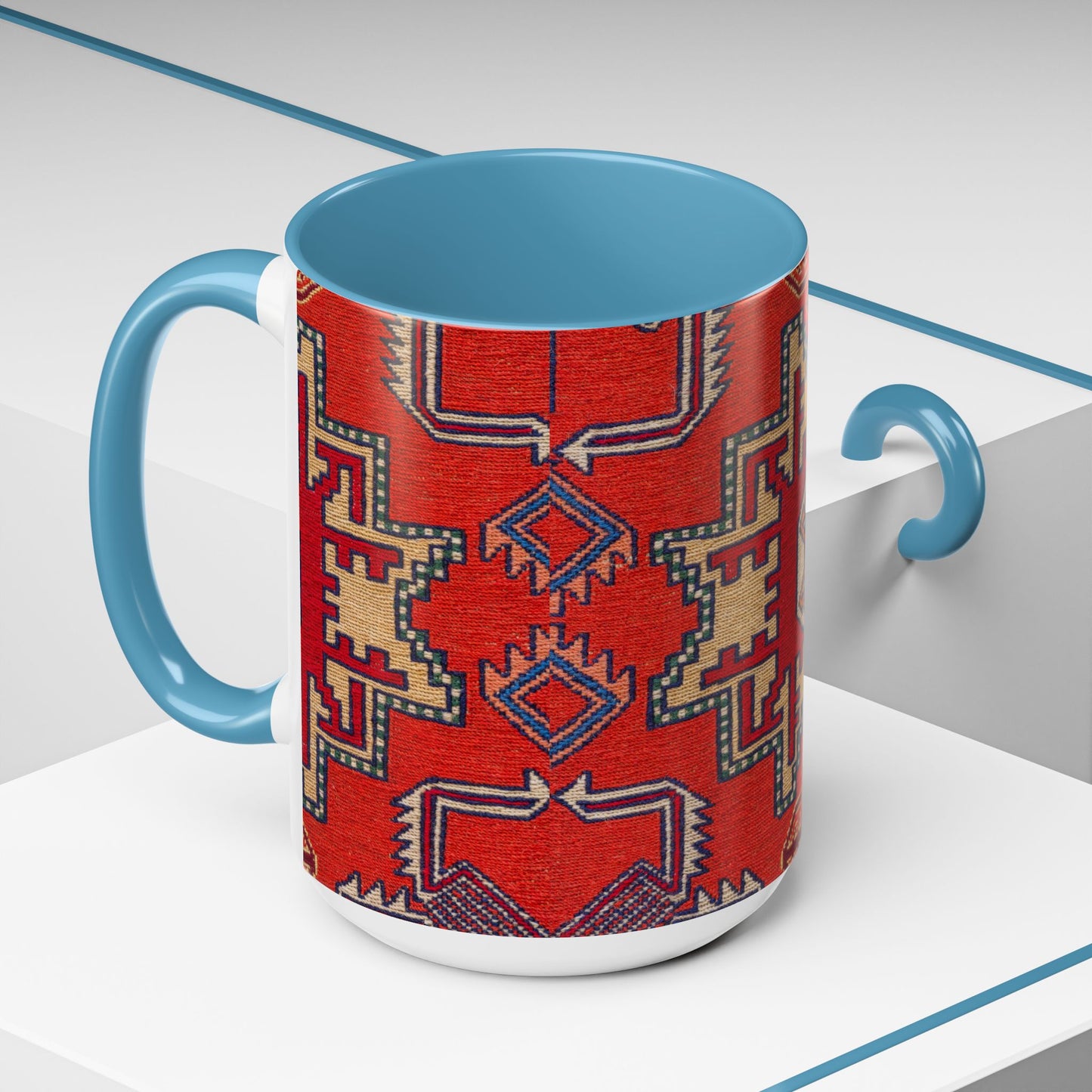 Accent Coffee Mug 11, 15oz_ N3+ Series ACM11OZ PT2WW019_ Limited Edition Perfect Blend of Style by WesternWaves: