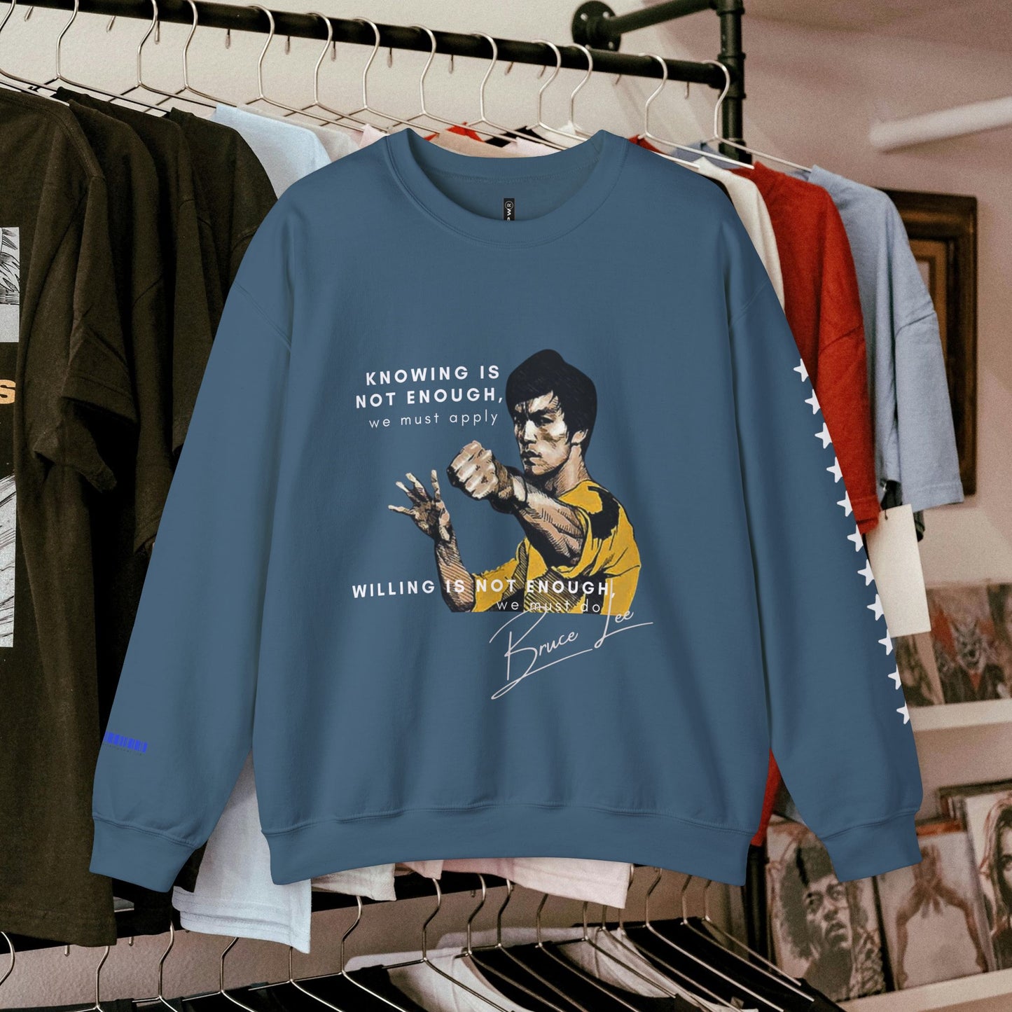 Unisex Heavy Blend™ Crewneck Sweatshirt_ N2+ Sports Series UHBCSS PT2WW009_ Limited Edition ‘Zeztz’ Brand Sports Elements by WesternWaves: