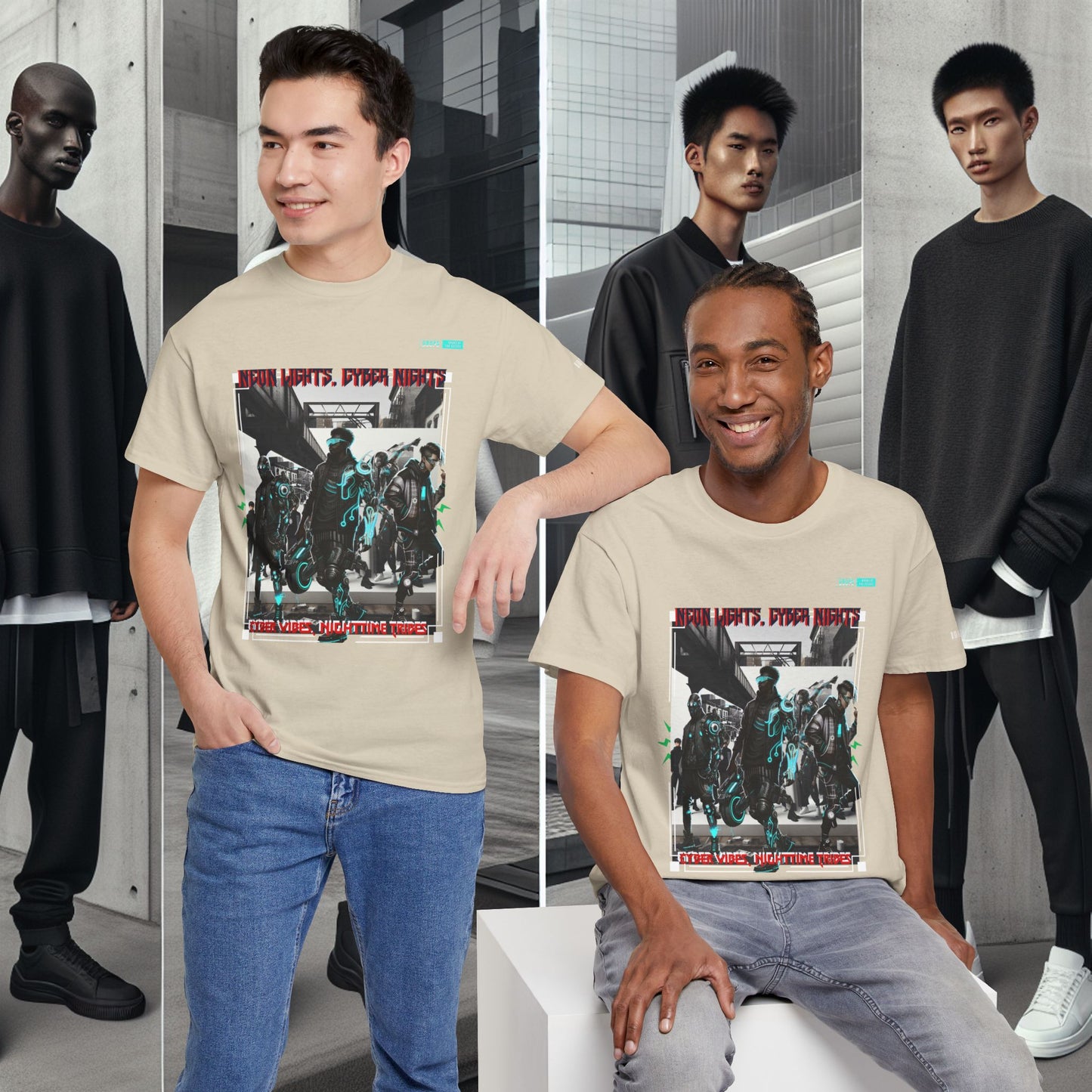 Unisex Heavy Cotton Tee_ N8+ Series USHOSTEE_ PT2WW003_ 01 Oct 2025_ Limited Edition Casual Wear by WesternWaves: