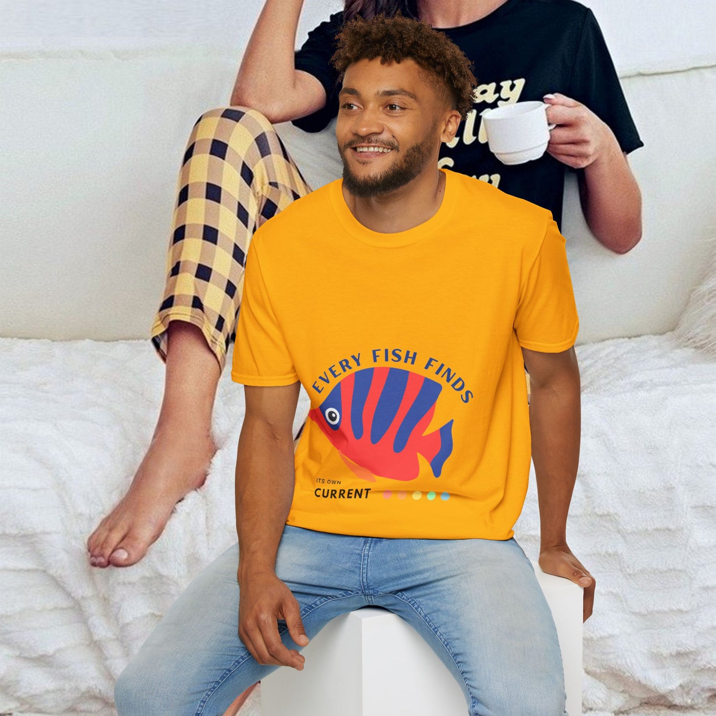Unisex Softstyle T-Shirt_ N+ Series USSTS FT2WW010_ Limited Edition by WesternWaves: