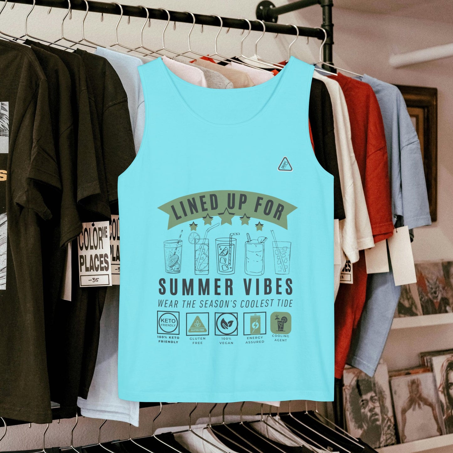Unisex Garment-Dyed Tank Top_ Series N7* USDYEDTTOPS PT2WW001_ Limited Edition by WesternWaves: