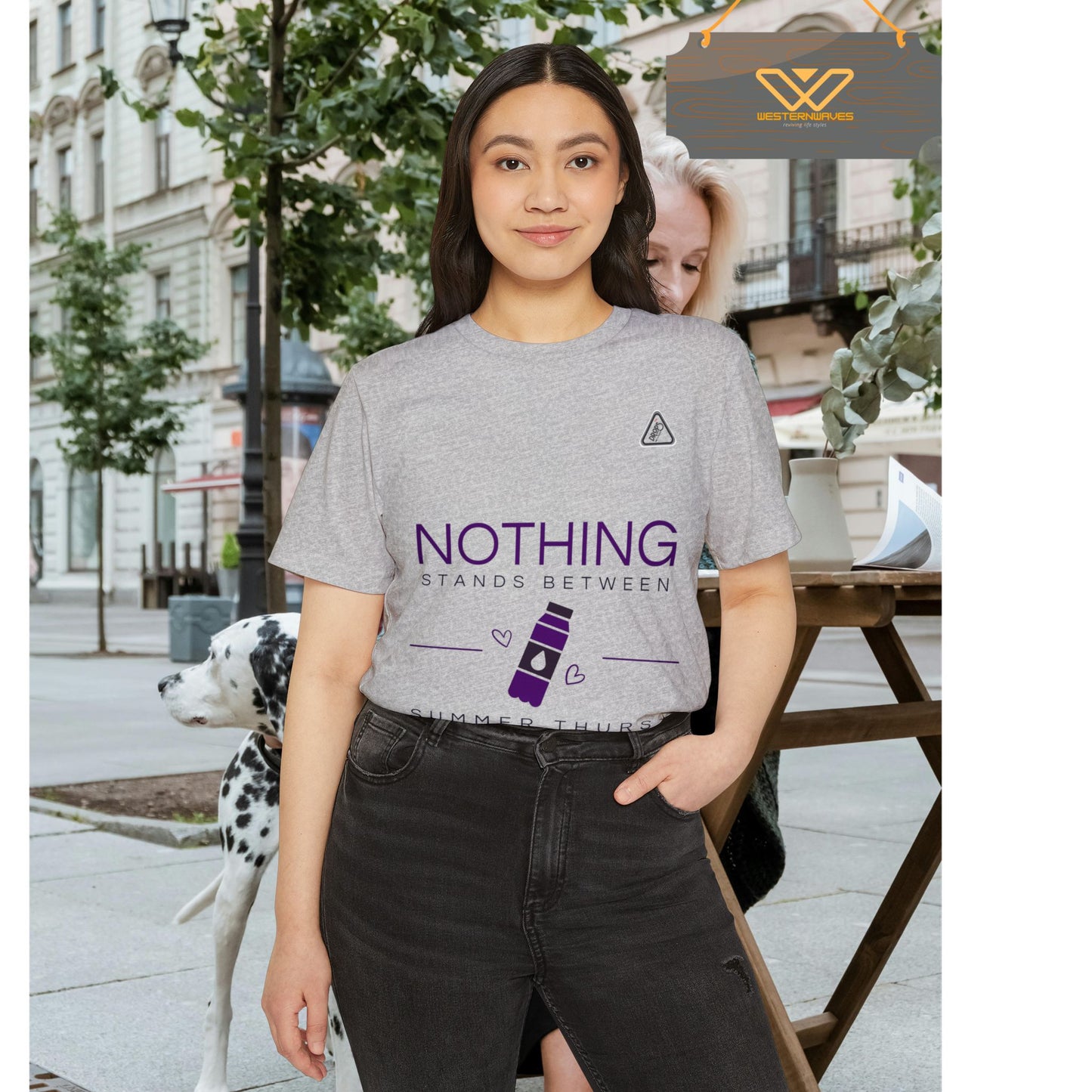 Eco-Friendly Unisex T-Shirt_ N7* Series ECOFUSTS PT2WW001_ Limited Edition Eco-Friendly T-Shirt by WesternWaves: