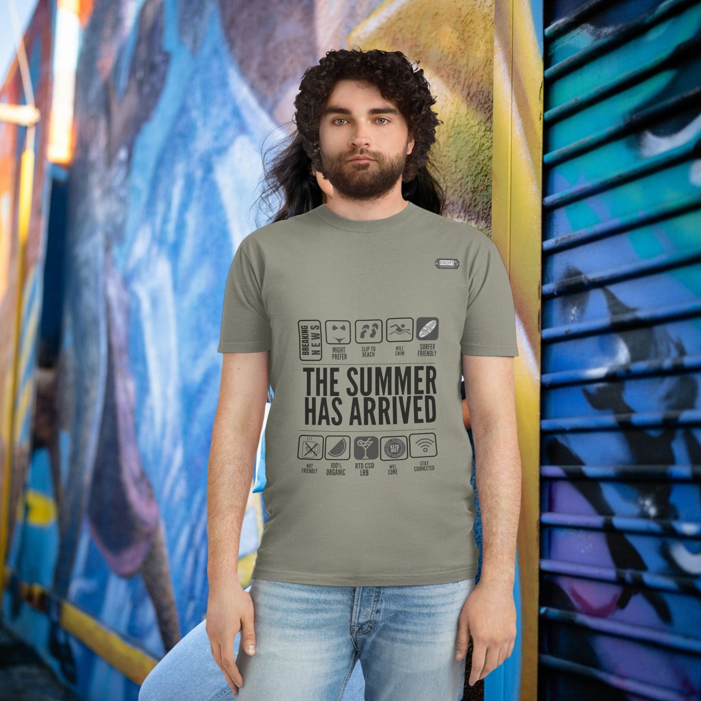 Unisex Faded Shirt_ N8* Series USFADEDSHIRT PT2WW001_ Limited Edition Warm Vibes by WesternWaves:
