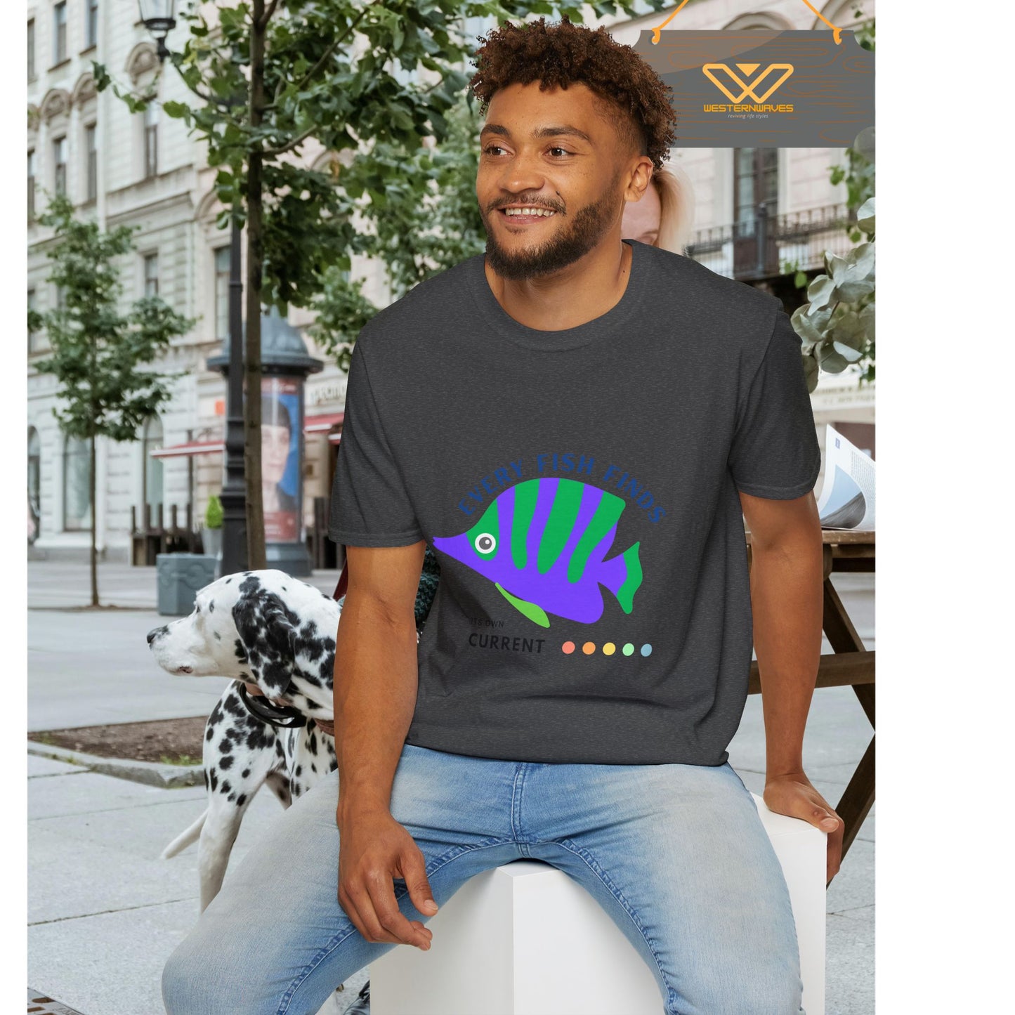 Unisex Softstyle T-Shirt_ N+ Series USSTS FT2WW009_ Limited Edition by WesternWaves: