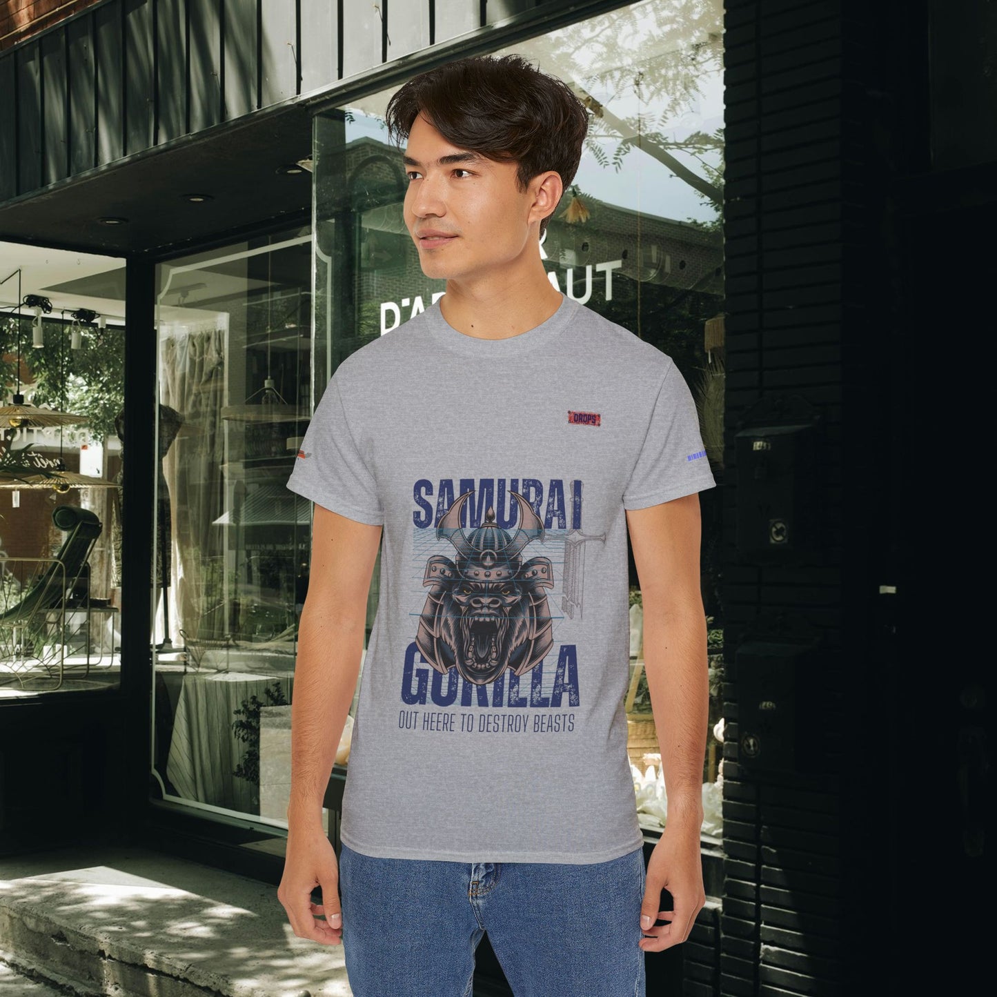 Unisex Ultra Cotton Tee_ Classic Comfort Unleashed_ N2 Series USUCTEE PT2WW004_ Limited Edition Maximum Comfort & Style by WesternWaves: