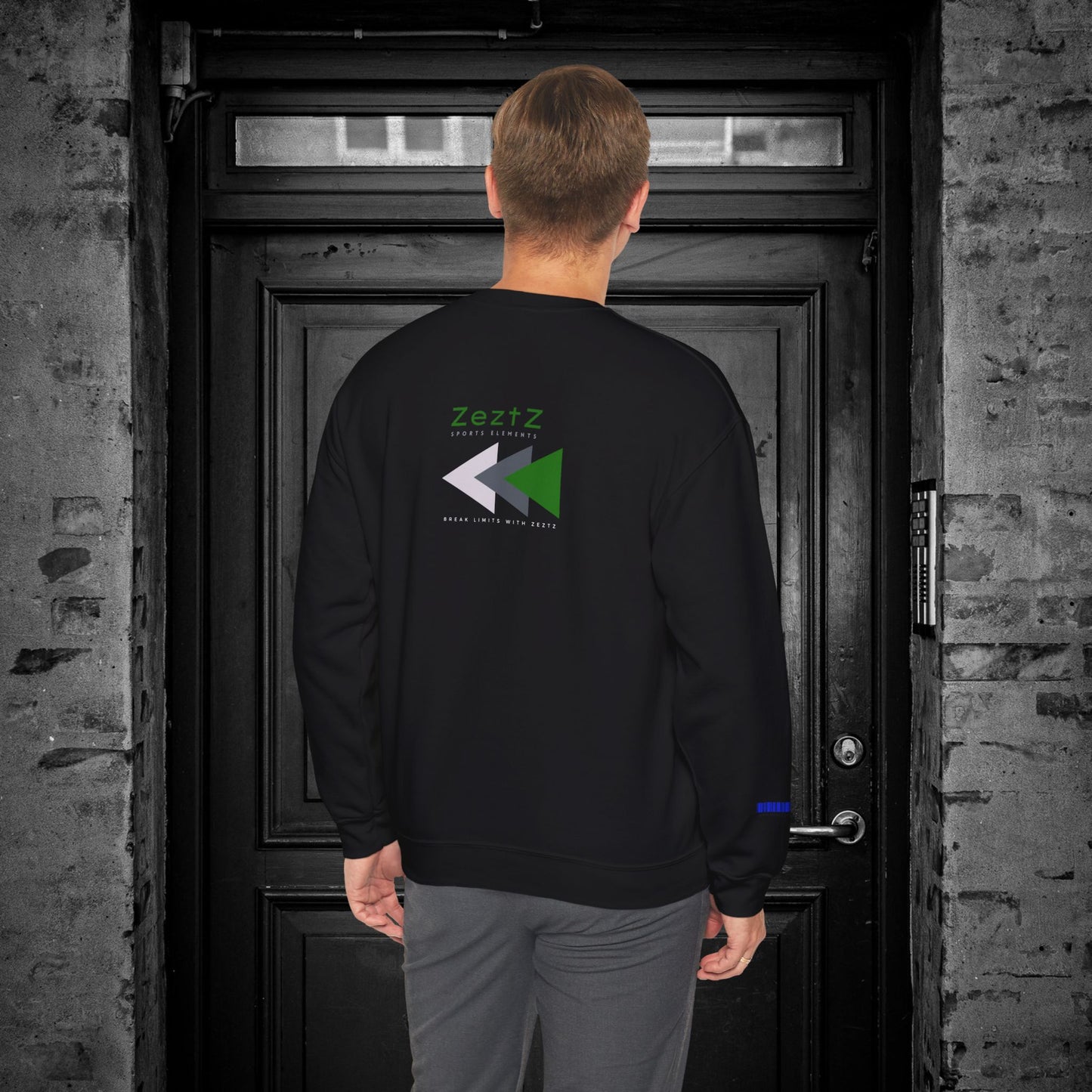 Unisex Heavy Blend™ Crewneck Sweatshirt_ N2+ Sports Series UHBCSS PT2WW008_ Limited Edition ‘Zeztz’ Brand Sports Elements by WesternWaves: