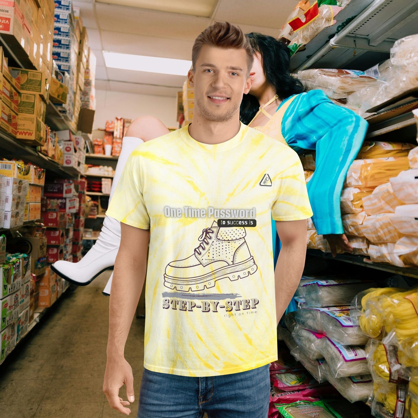 Tie-Dye Tee, Cyclone_ N2 Series T&DTEE PT2WW001_ Retro Style Limited Edition by WesternWaves:
