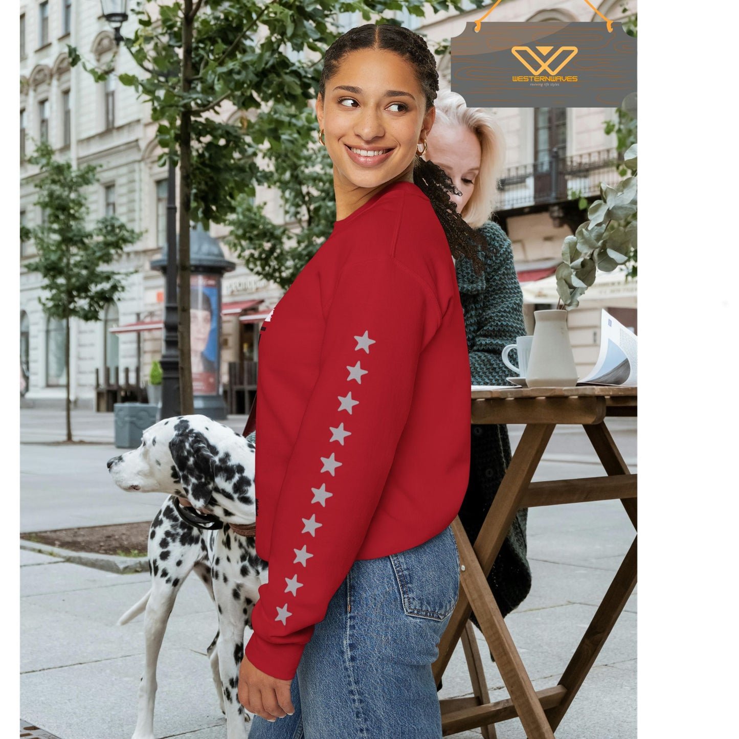 Unisex Heavy Blend™ Crewneck Sweatshirt_ N+ Series UHBCSS PT2WW028_ Limited Edition by WesternWaves: