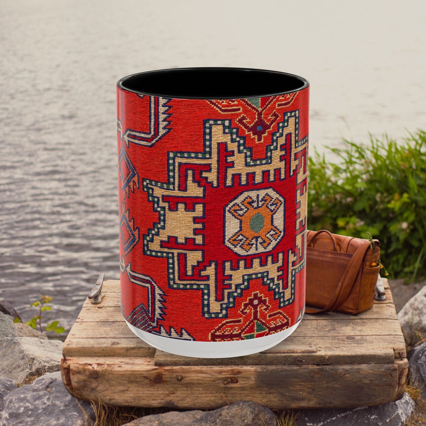 Accent Coffee Mug 11, 15oz_ N3+ Series ACM11OZ PT2WW019_ Limited Edition Perfect Blend of Style by WesternWaves: