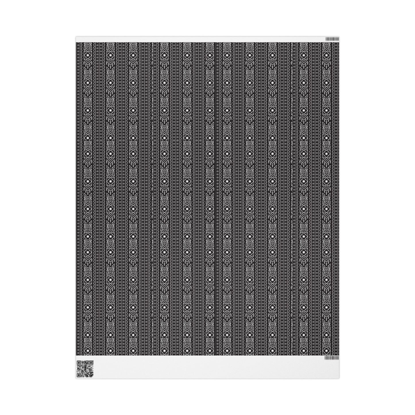 Wrapping Papers - Elegant Black Pattern - Perfect for Gift Giving and Special Occasions_ N6+ Series WPEPG PT2WW001_ Limited Edition by WesternWaves: