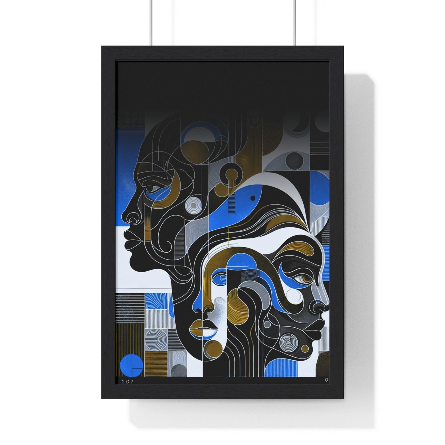 Vertical Framed Poster_ Series N8 VFP PT2WW001_ Limited Edition Home Deco by WesternWaves: