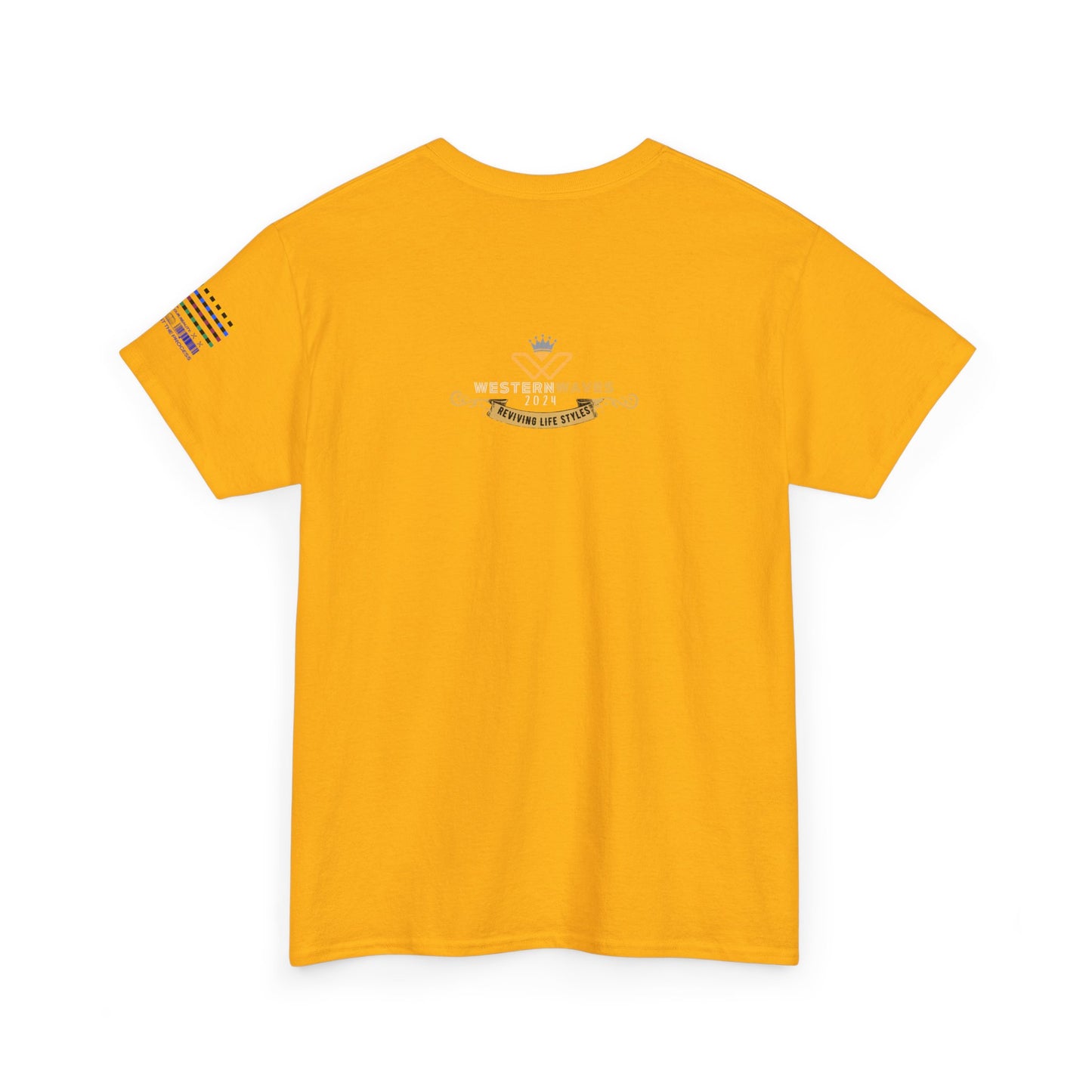 Unisex Heavy Cotton Tee_ Crafted from premium 100% cotton_ N+ Series UHCT PT2WV003_ Limited Edition by WesternWaves: