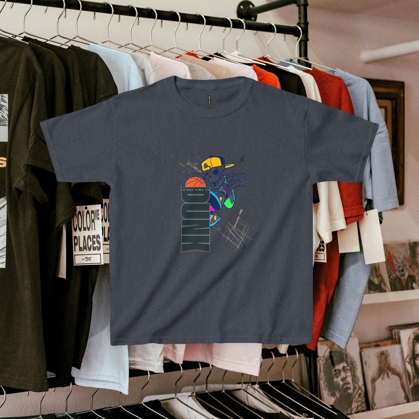 Kids Heavy Cotton™ Tee_ N2+ Series KHCT PT2WW008_ Limited Edition Durable Comfort for Every Adventure by WesternWaves: