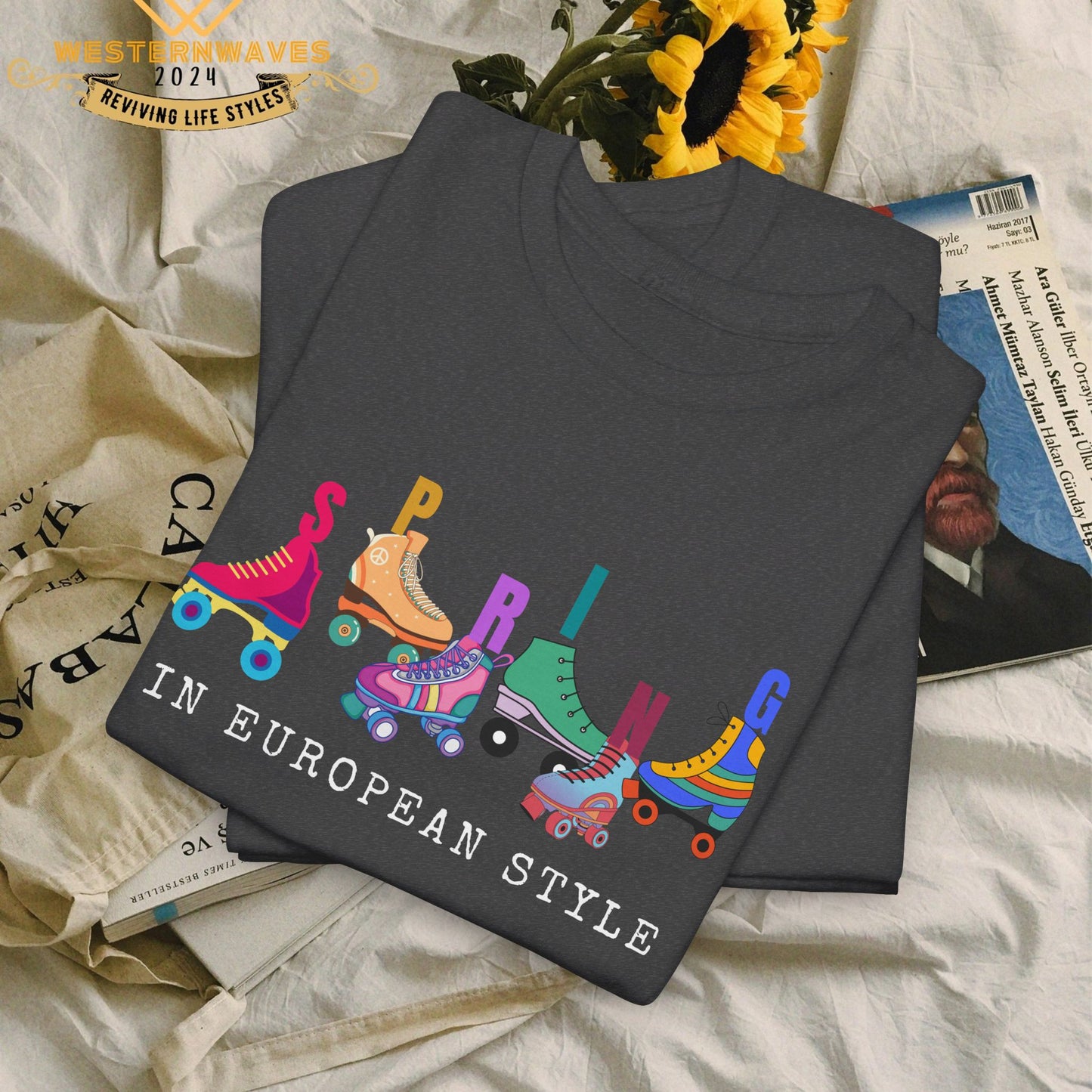 Unisex Heavy Cotton Tee_ Crafted from premium 100% cotton_ N+ Series UHCT PT2WW005_ Limited Edition by WesternWaves: