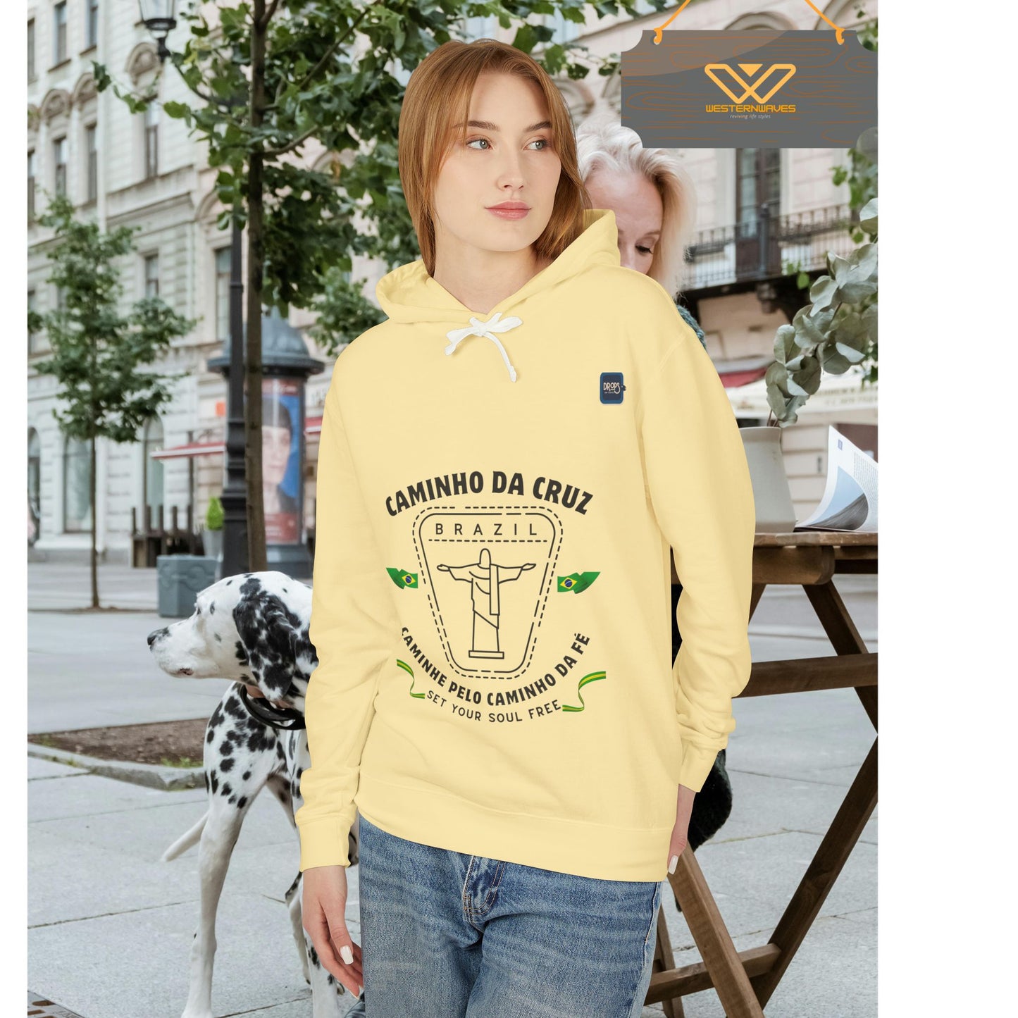 Unisex Lightweight Hooded Sweatshirt – N2+ Series USLWHSS PT2WW024_ Limited Edition Crafted Comfort by WesternWaves: