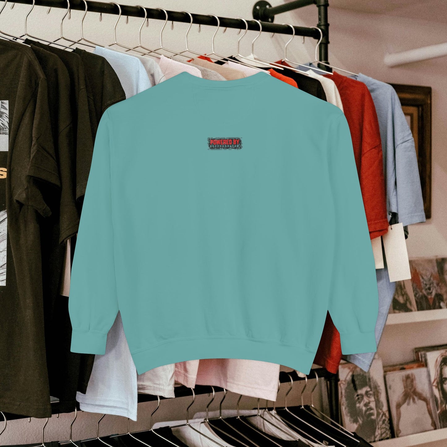 Unisex Garment-Dyed Sweatshirt_ N2 Series USGDSS PT2WW002_ Limited Edition Masterpiece of ‘ZeztZ’ Sports Brand _ Luxury & Casual Comfort by WesternWaves: