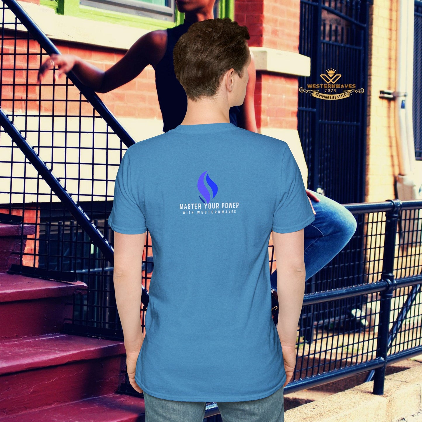 Unisex Softstyle T-Shirt_ N3+ Series USSTS FT2WW005_ Limited Edition Redefines & Relaxation by WesternWaves: