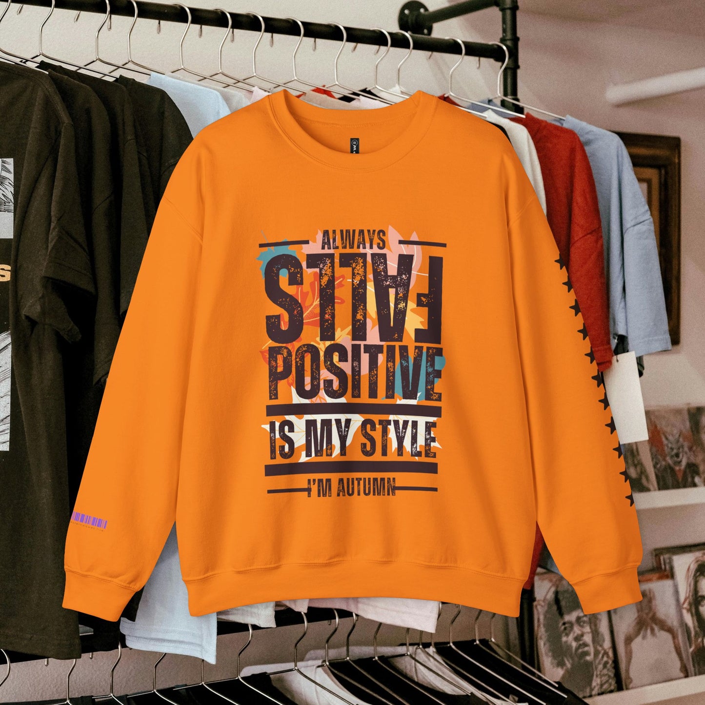 Unisex Heavy Blend™ Crewneck Sweatshirt_ N2+ Series UHBCSS PT2WW027_ Limited Edition Pure Luxury By WesternWaves: