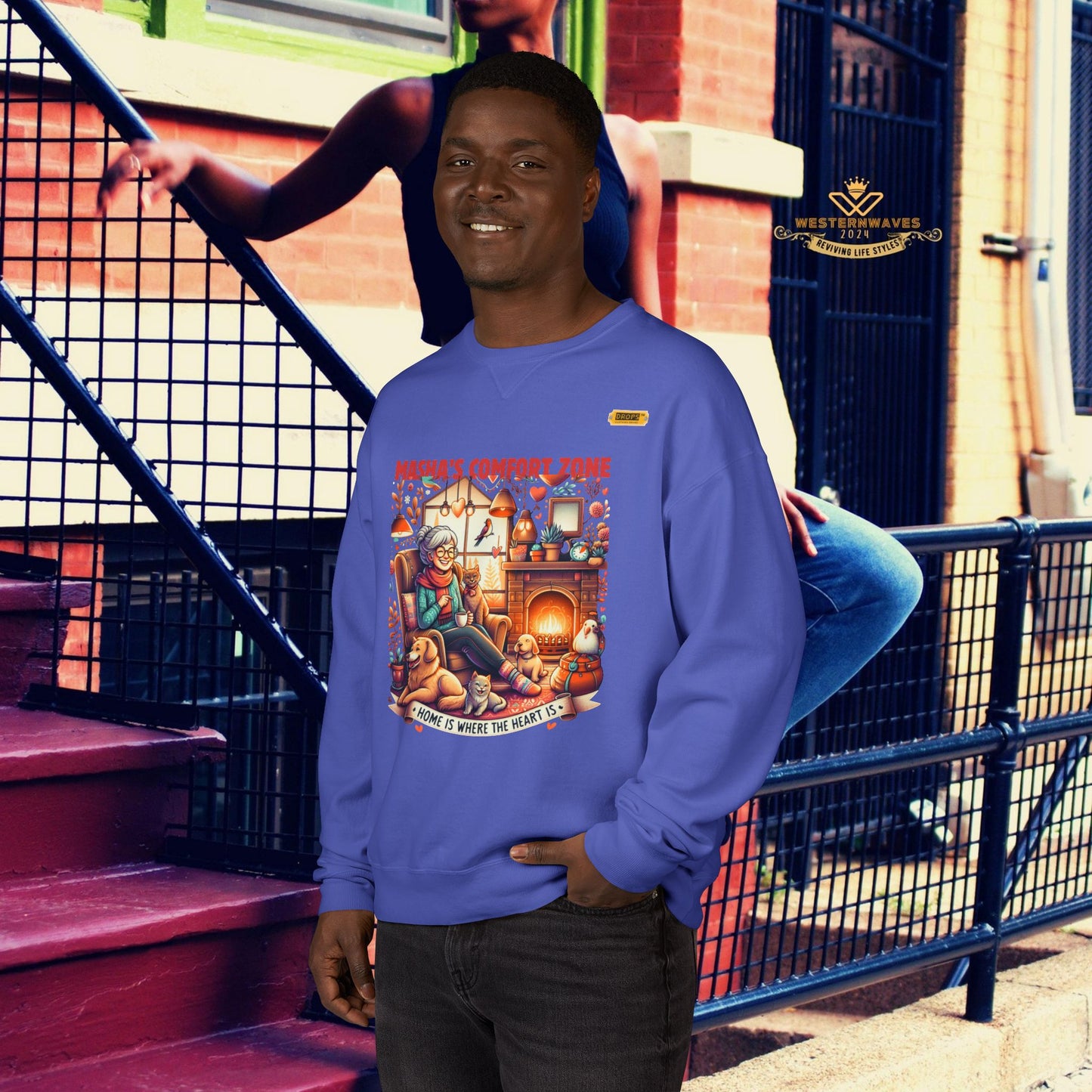 Crewneck Sweatshirt_ N7* Series CNSS PT2WW001_ Limited Edition Gift for Her, by WesternWaves: