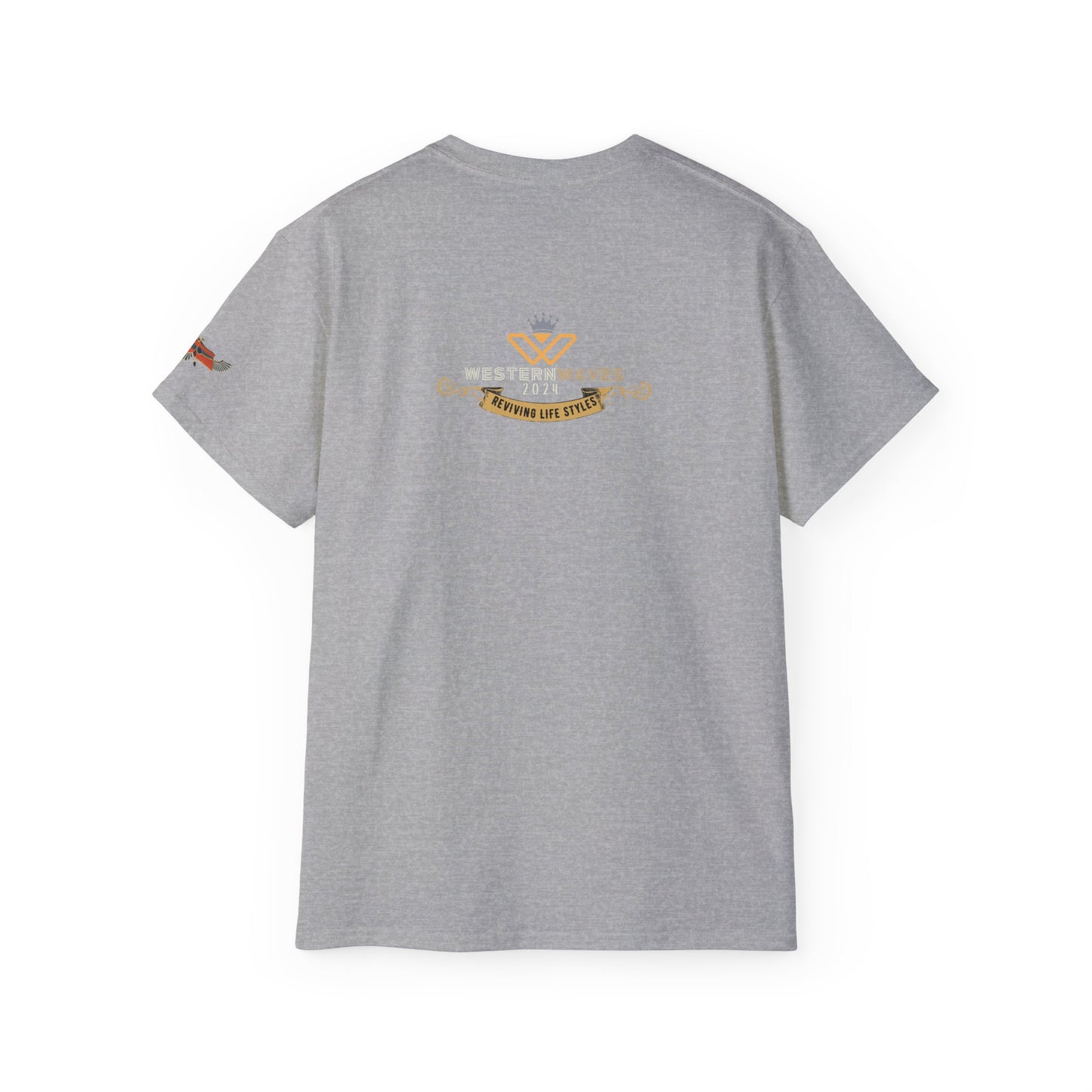 Unisex Ultra Cotton Tee_ Classic Comfort Unleashed_ N+ Series USUCTEE PT2WW001_ WesternWaves Limited Edition: