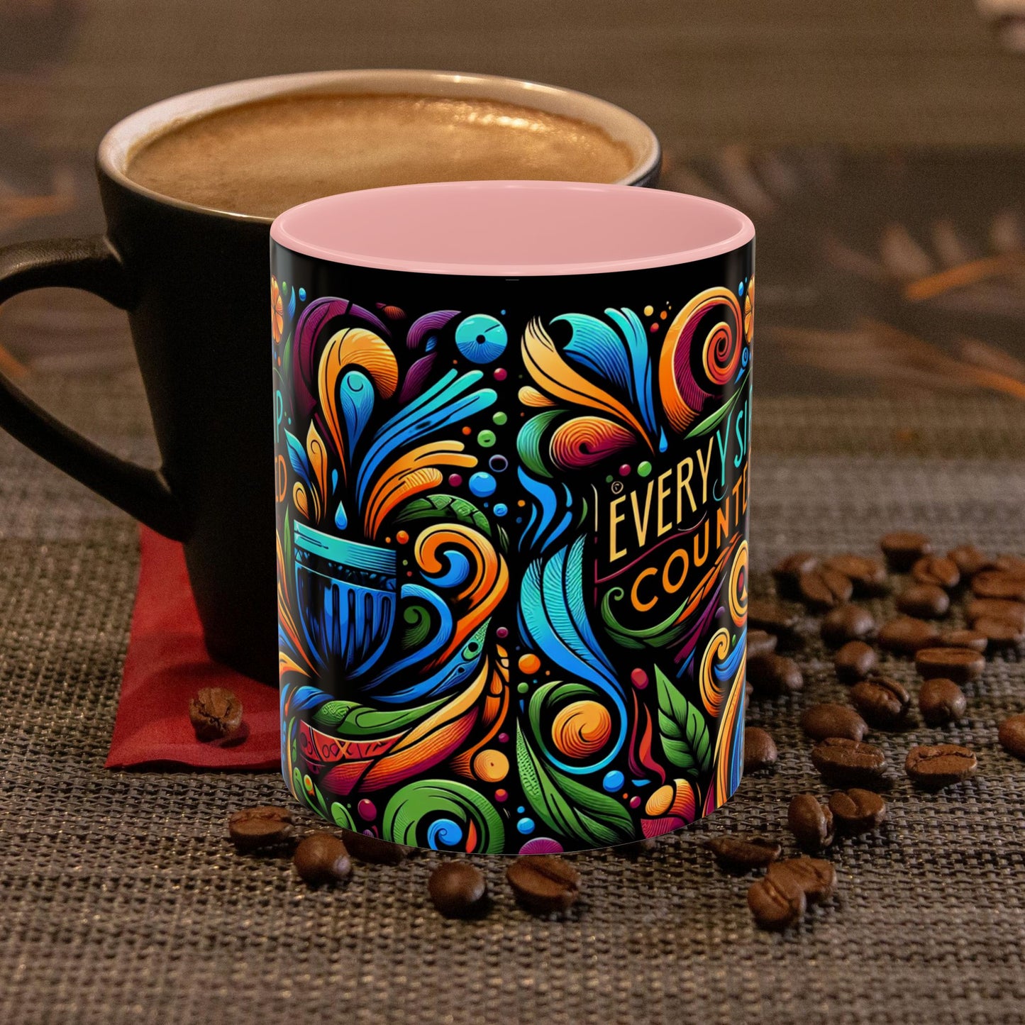 Accent Coffee Mug 11_ N3* Series ACM11OZ PT2WW022_ Limited Edition Perfect Blend of Style by WesternWaves: