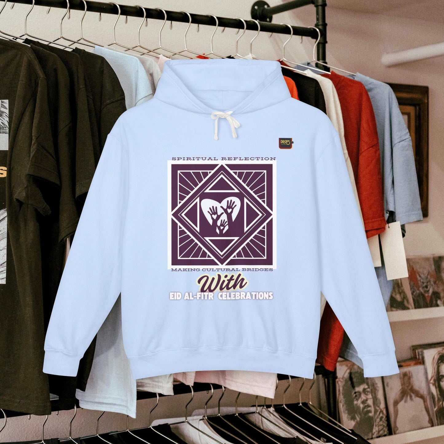 Unisex Lightweight Hooded Sweatshirt – N2+ Series USLWHSS PT2WW023_ Limited Edition Crafted Comfort by WesternWaves: