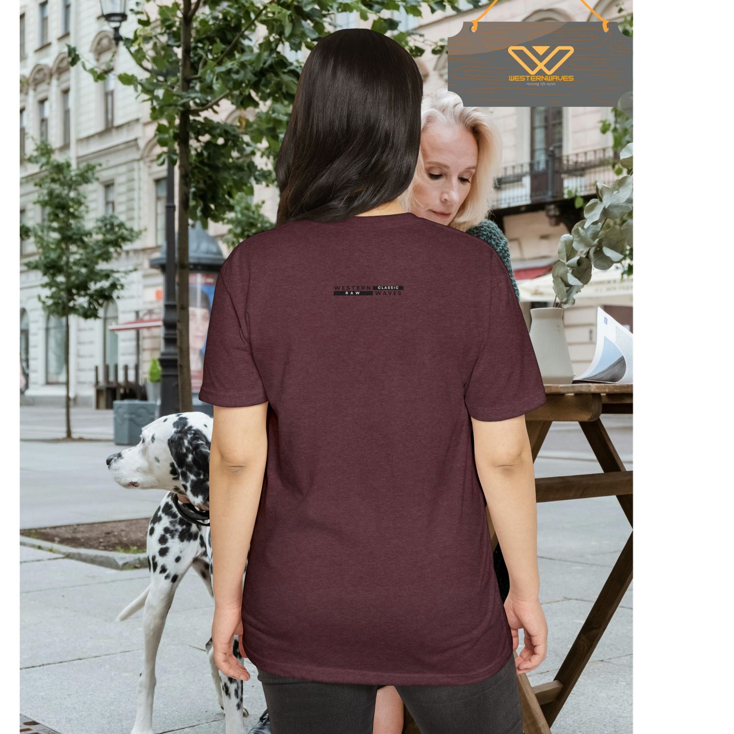 Unisex CVC Jersey T-shirt_ 16 June 2025_ Limited Edition Casual Fashion by WesternWaves:
