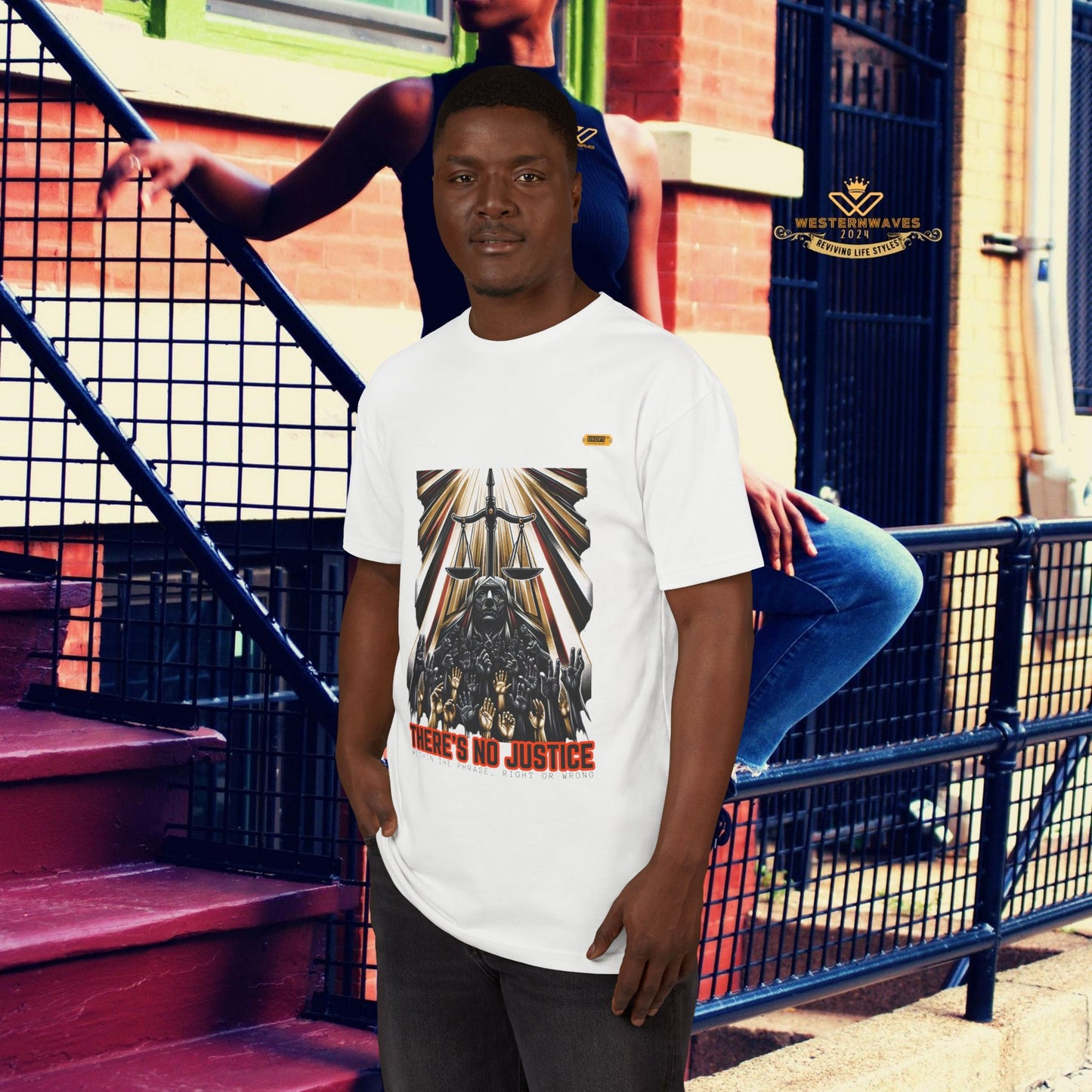 Unisex Sueded T-Shirt_ N8* Series USSTSHIRT_ Limited Edition Casual Elegance by WesternWaves: