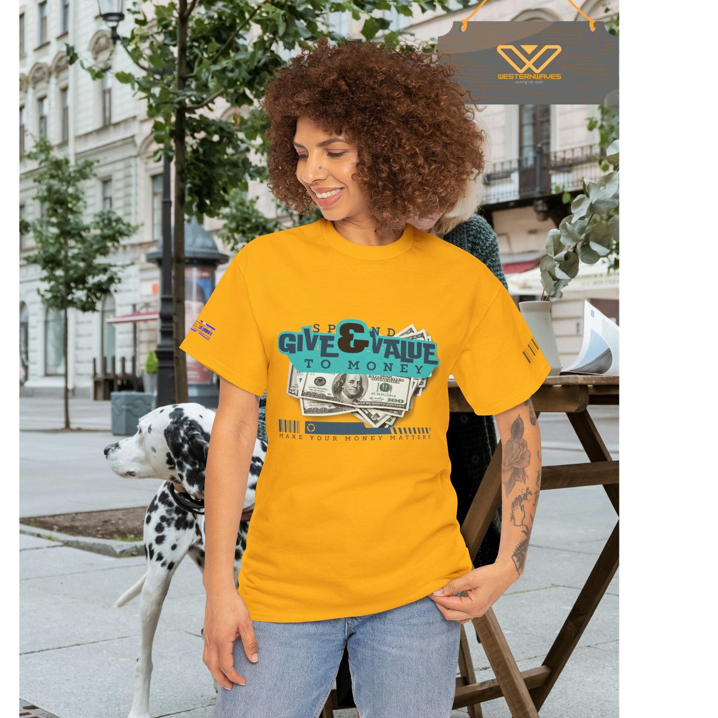 Unisex Heavy Cotton Tee_ Crafted from premium 100% cotton_ N3+ Series UHCT PT2WW012_ Limited Edition Maximum Comfort by WesternWaves: