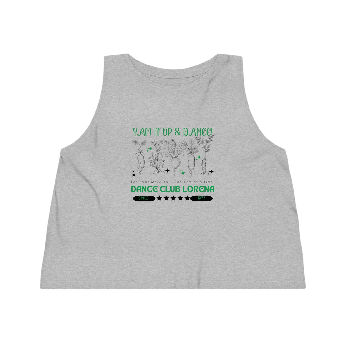 Women's Dancer Cropped Tank Tops_ N2+ Series WDCTT PT2WW009_ Ribbed Tank Top Stella Stanley 100% Organic Cotton_ Limited Edition Stella Stanley Tank Top by WesternWaves: