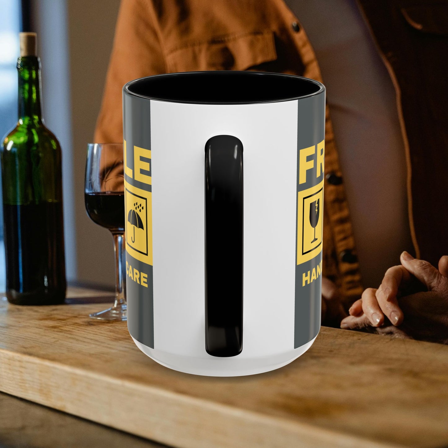 Accent Coffee Mug 11, 15oz_ N3+ Series ACM11OZ PT2WW017_ Limited Edition Perfect Blend of Style by WesternWaves: