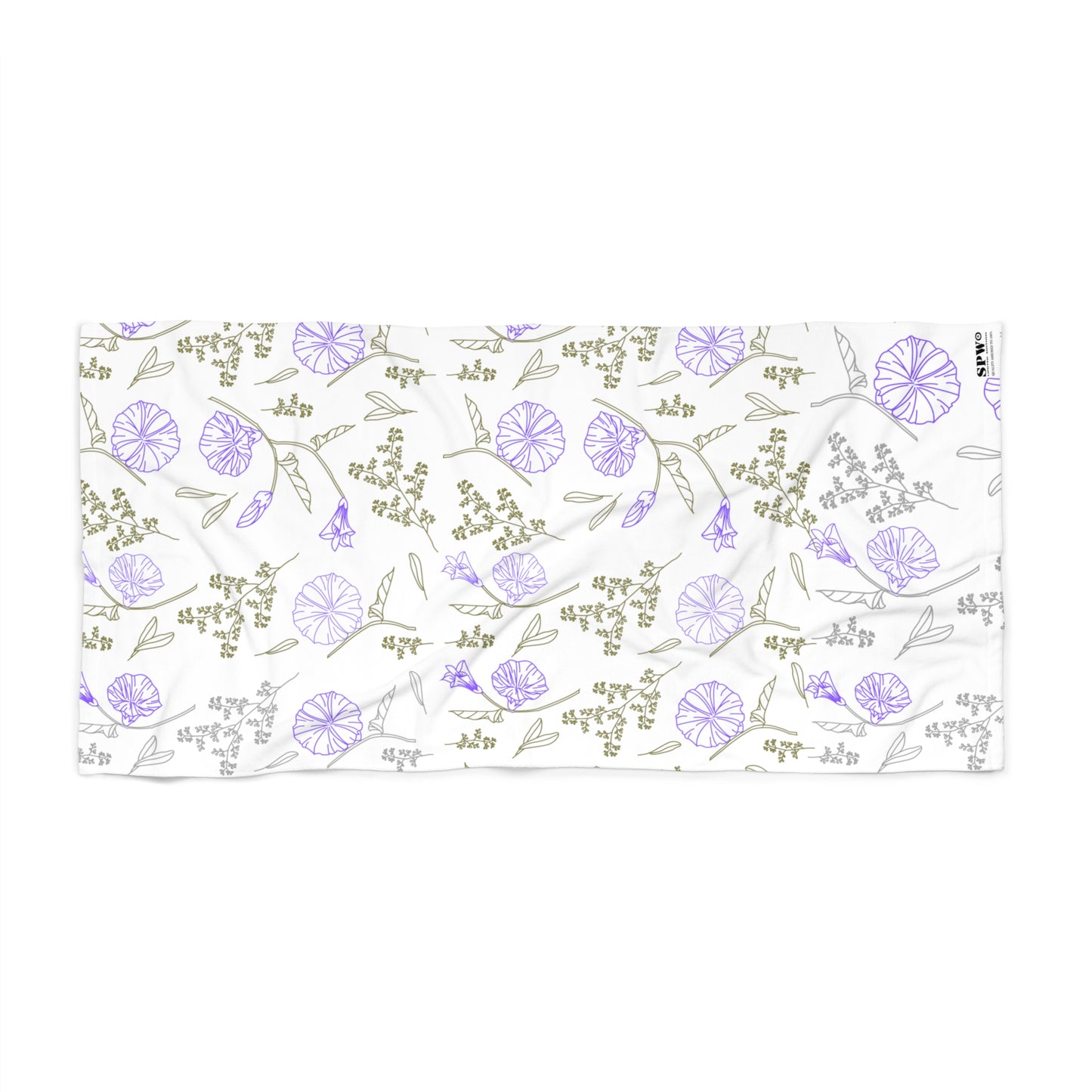 Beach Towel_ Luxurious Bliss by SPW_ N+ Series BTWL PT2WW 004_ Limited Edition by WesternWaves: