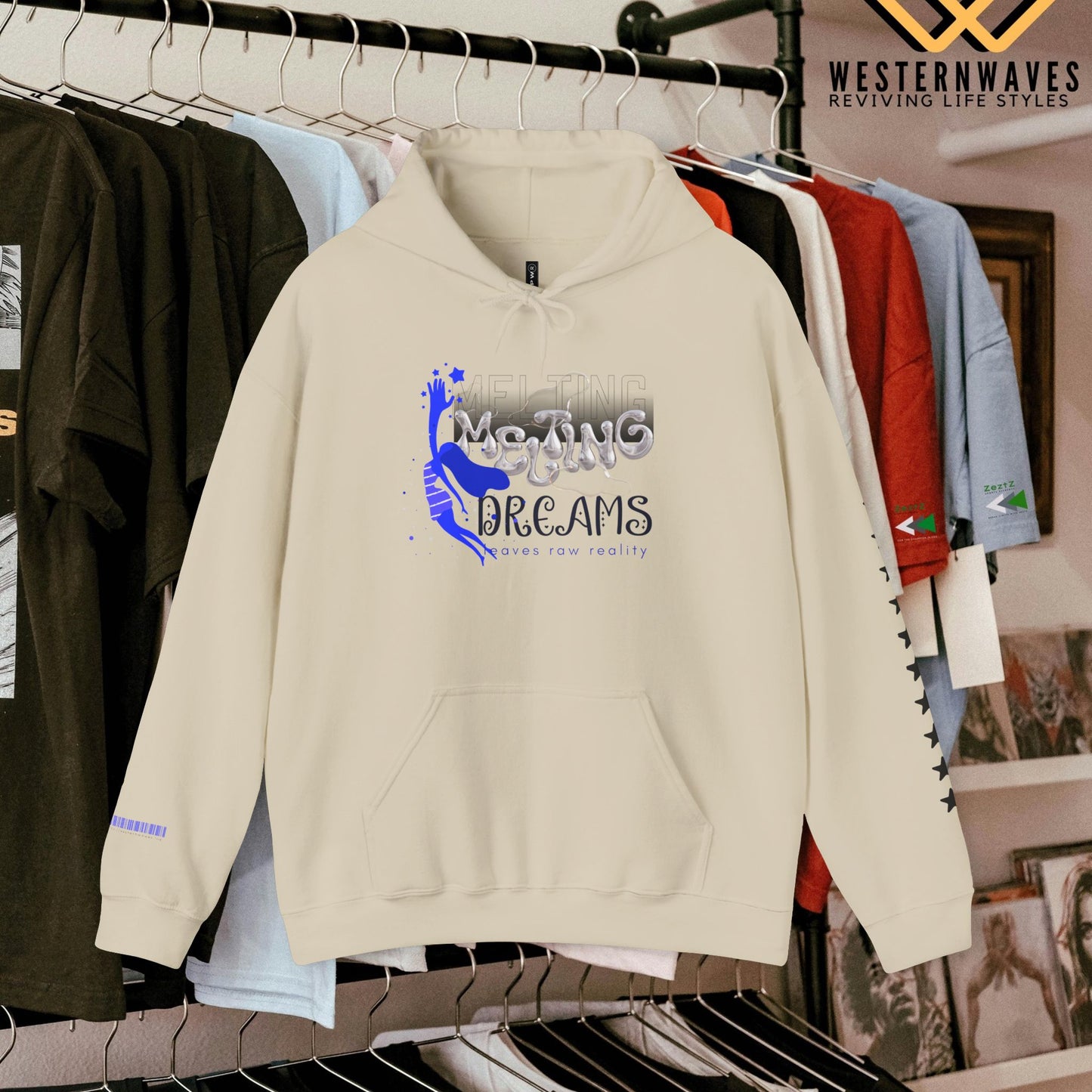 Unisex Heavy Blend™ Hooded Sweatshirt_ N3+ Series USHBHSS PT2WW006_ Limited Edition Pinnacle of Comfort & Style by WesternWaves:
