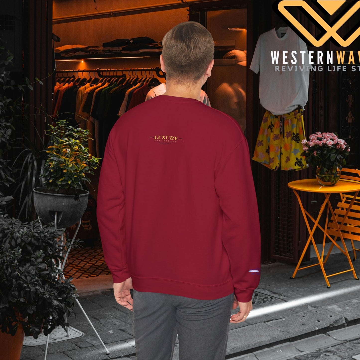 Unisex Heavy Blend™ Crewneck Sweatshirt_ N+ Series UHBCSS PT2WW028_ Limited Edition by WesternWaves:
